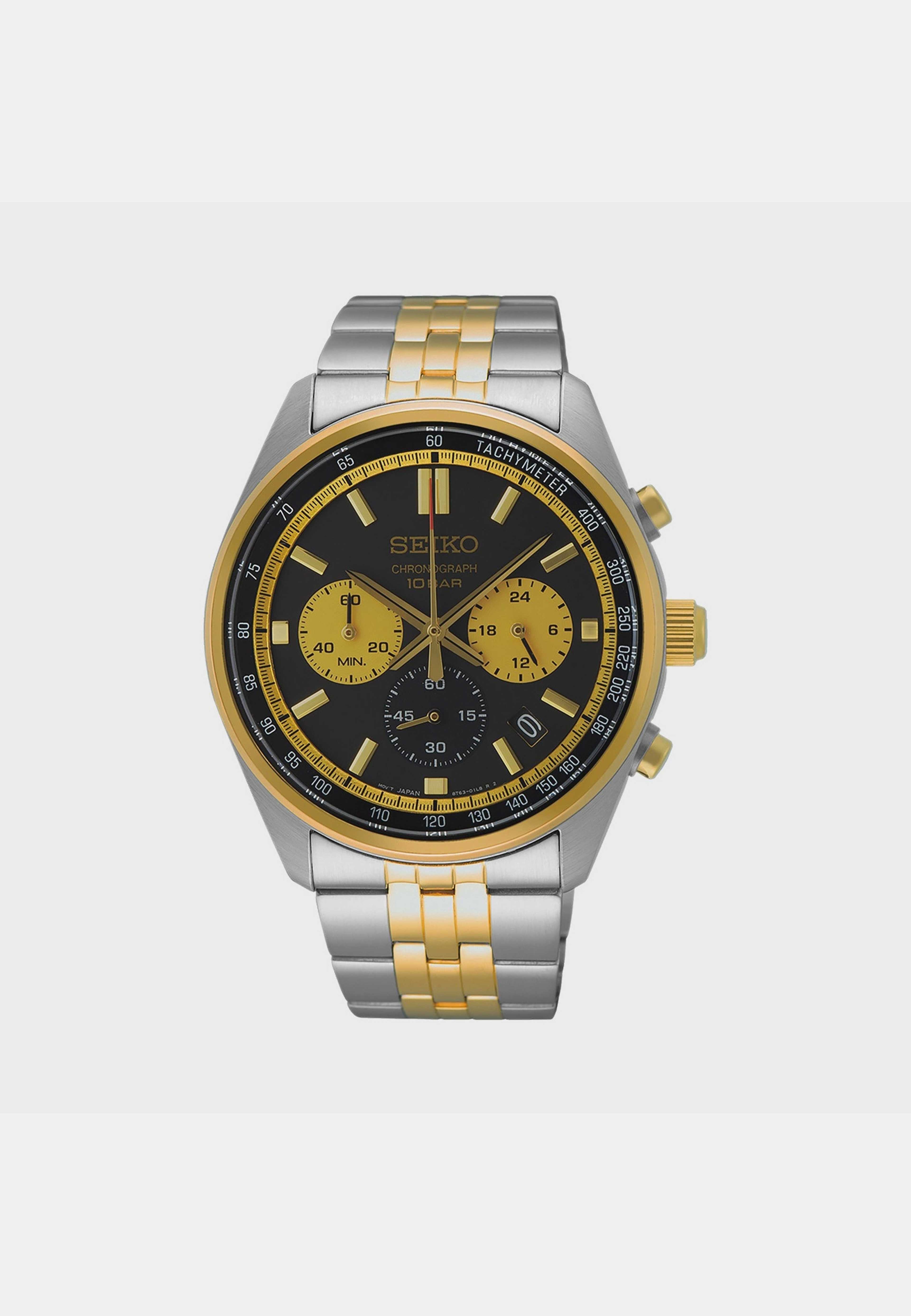 Seiko Classic Vit-guld/stål-guld, Stållänk - Ssb430p1, från Seiko, i färgen 1. Klicka för att öppna bilden i stort format