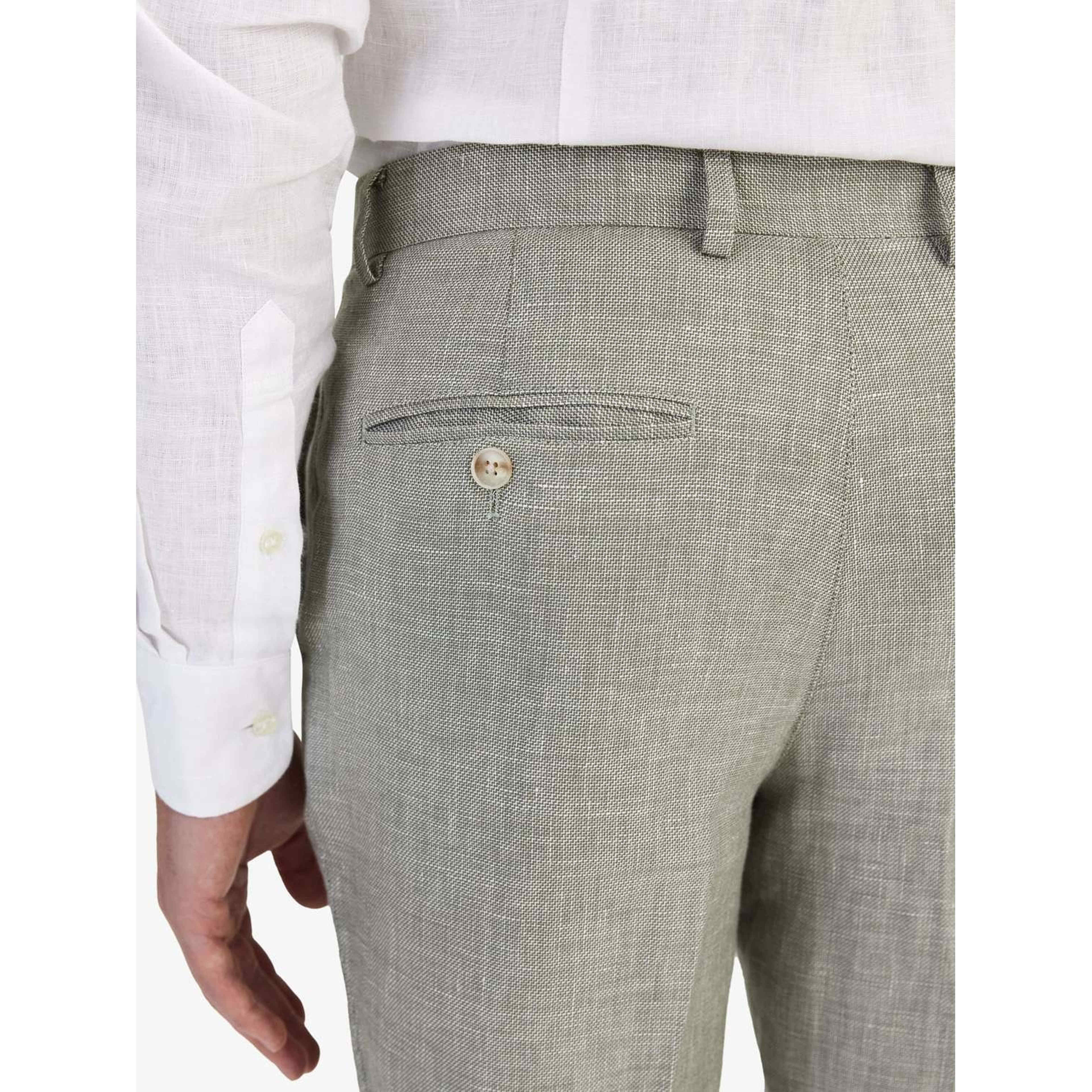 Beige Linen Trousers Santino