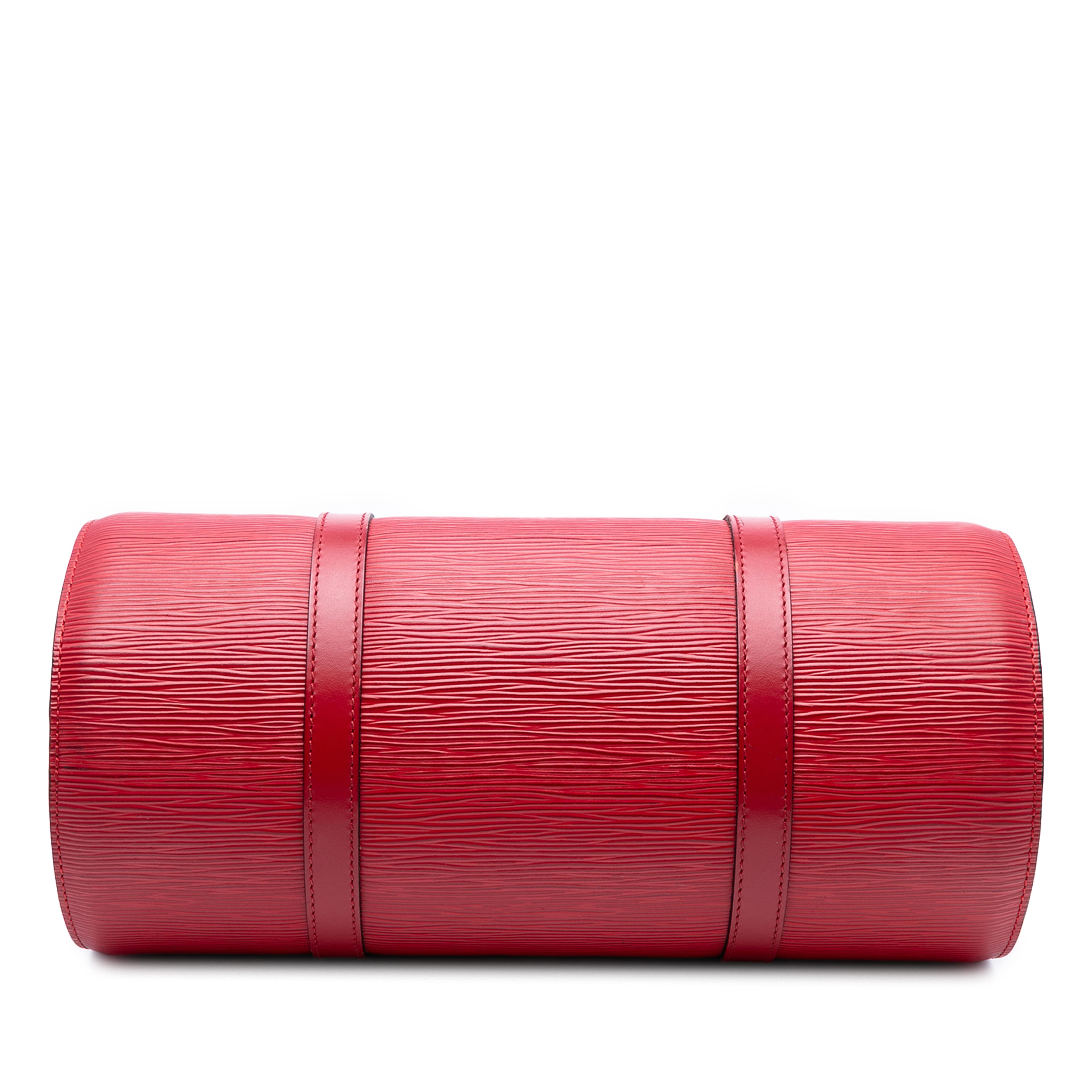 Louis Vuitton Epi Soufflot, från Luxclusif, i färgen red. Klicka för att öppna bilden i stort format