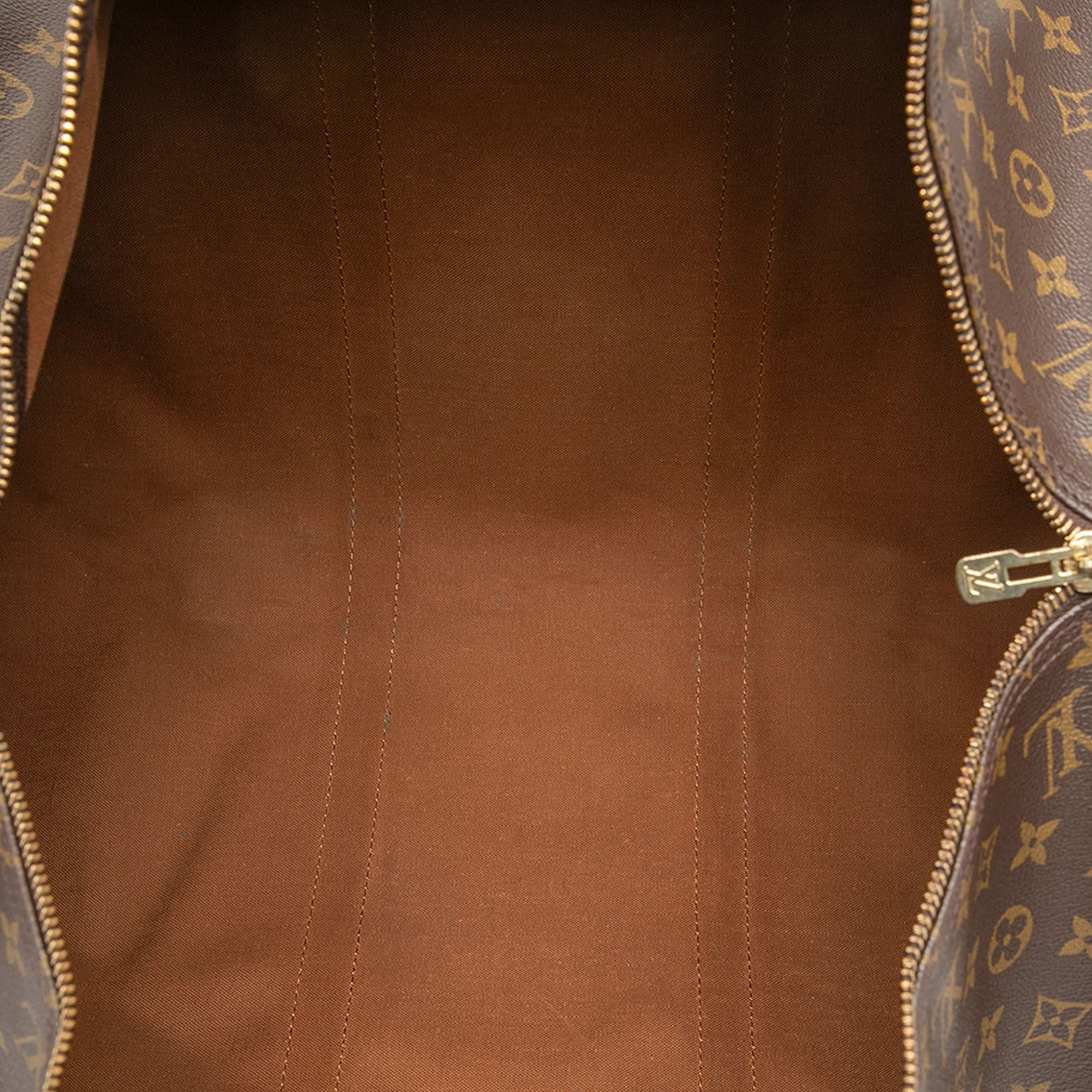 Louis Vuitton Monogram Keepall 55, från Luxclusif, i färgen brown. Klicka för att öppna bilden i stort format