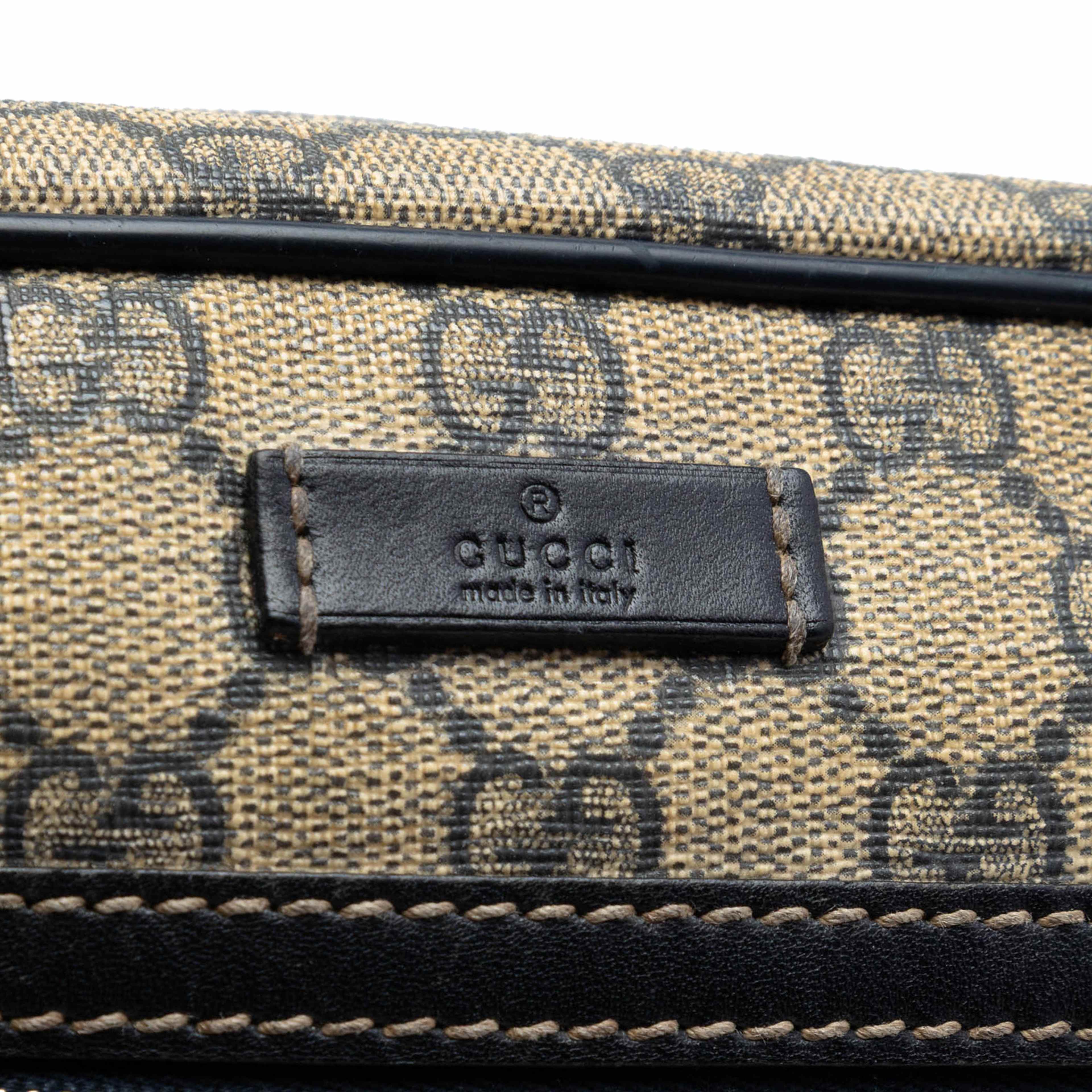 Gucci Gg Supreme Crossbody, från Luxclusif, i färgen beige. Klicka för att öppna bilden i stort format