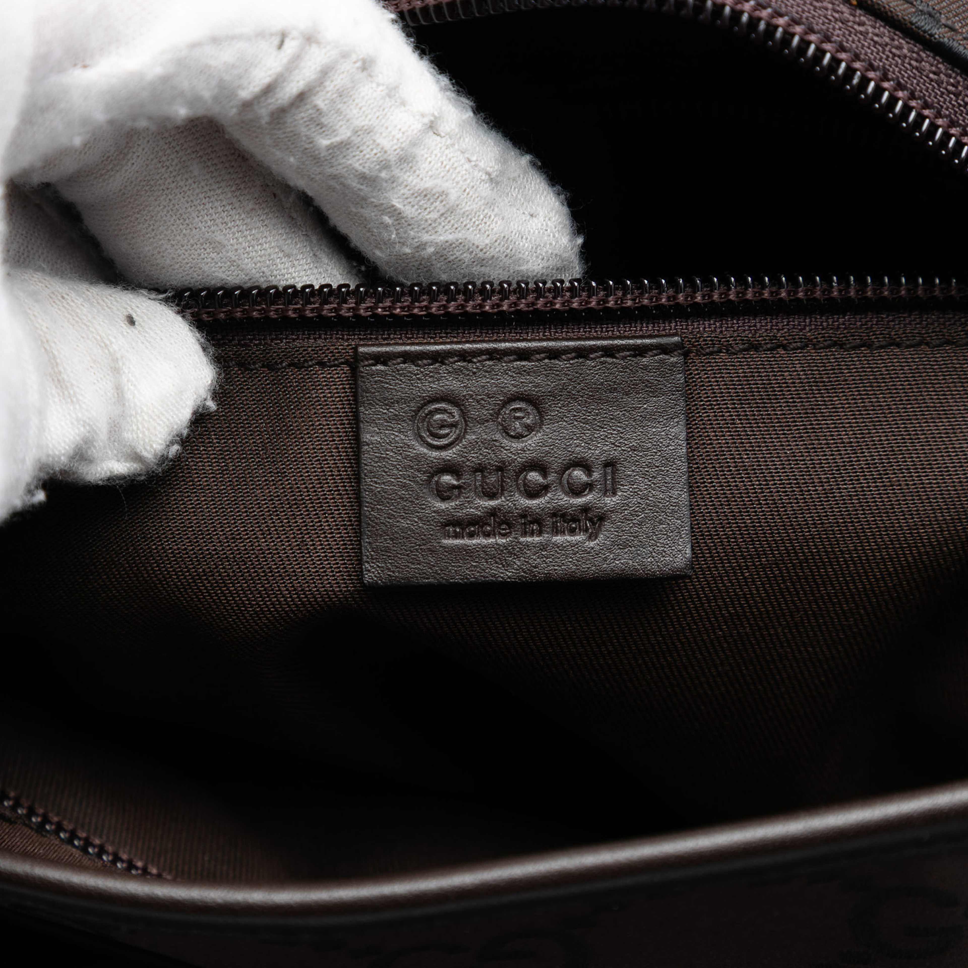 Gucci Gg Nylon Tote, från Luxclusif, i färgen brun. Klicka för att öppna bilden i stort format