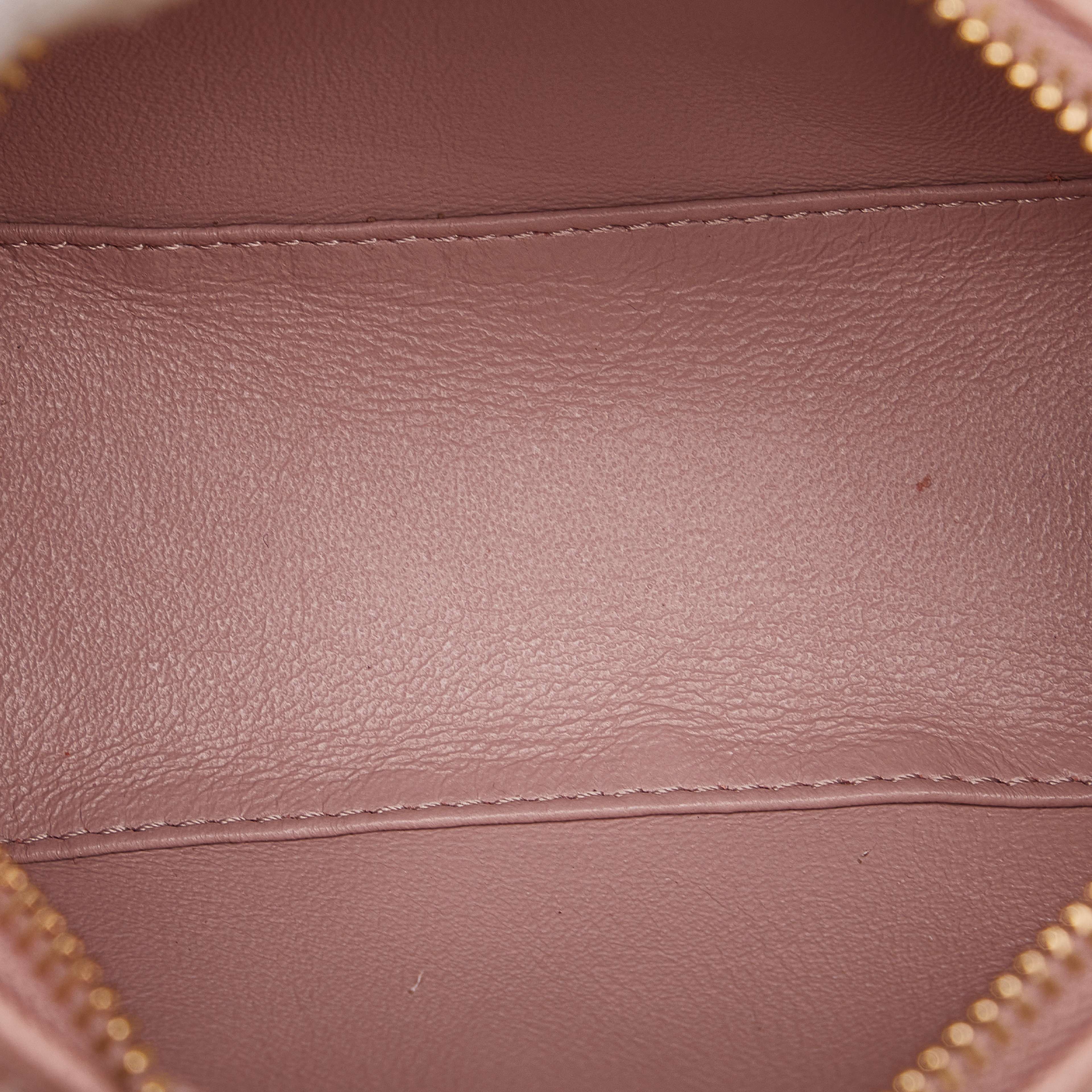 Celine Mini Grained Leather Chain Boston