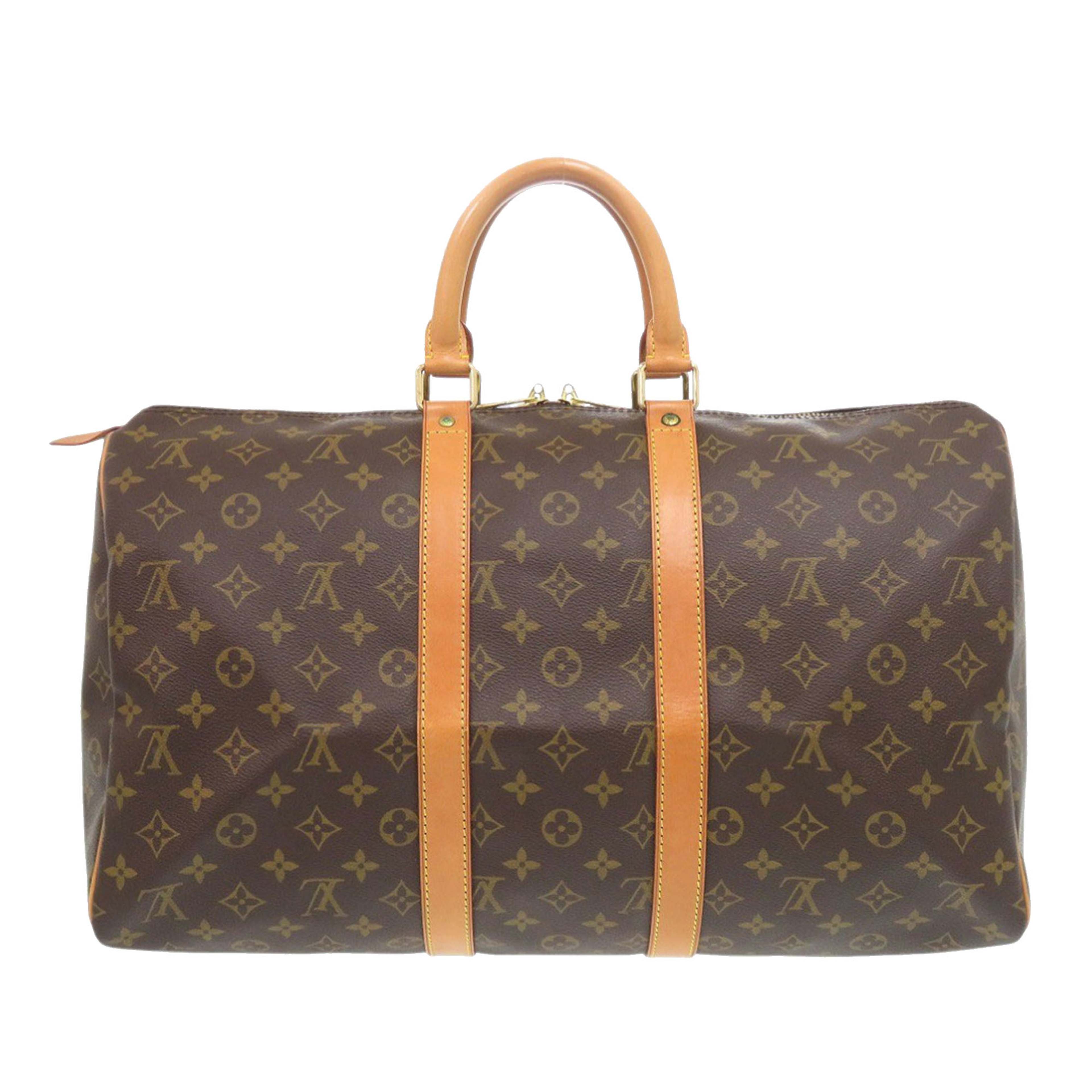 Louis Vuitton Monogram Keepall 45, från Luxclusif, i färgen brown. Klicka för att öppna bilden i stort format