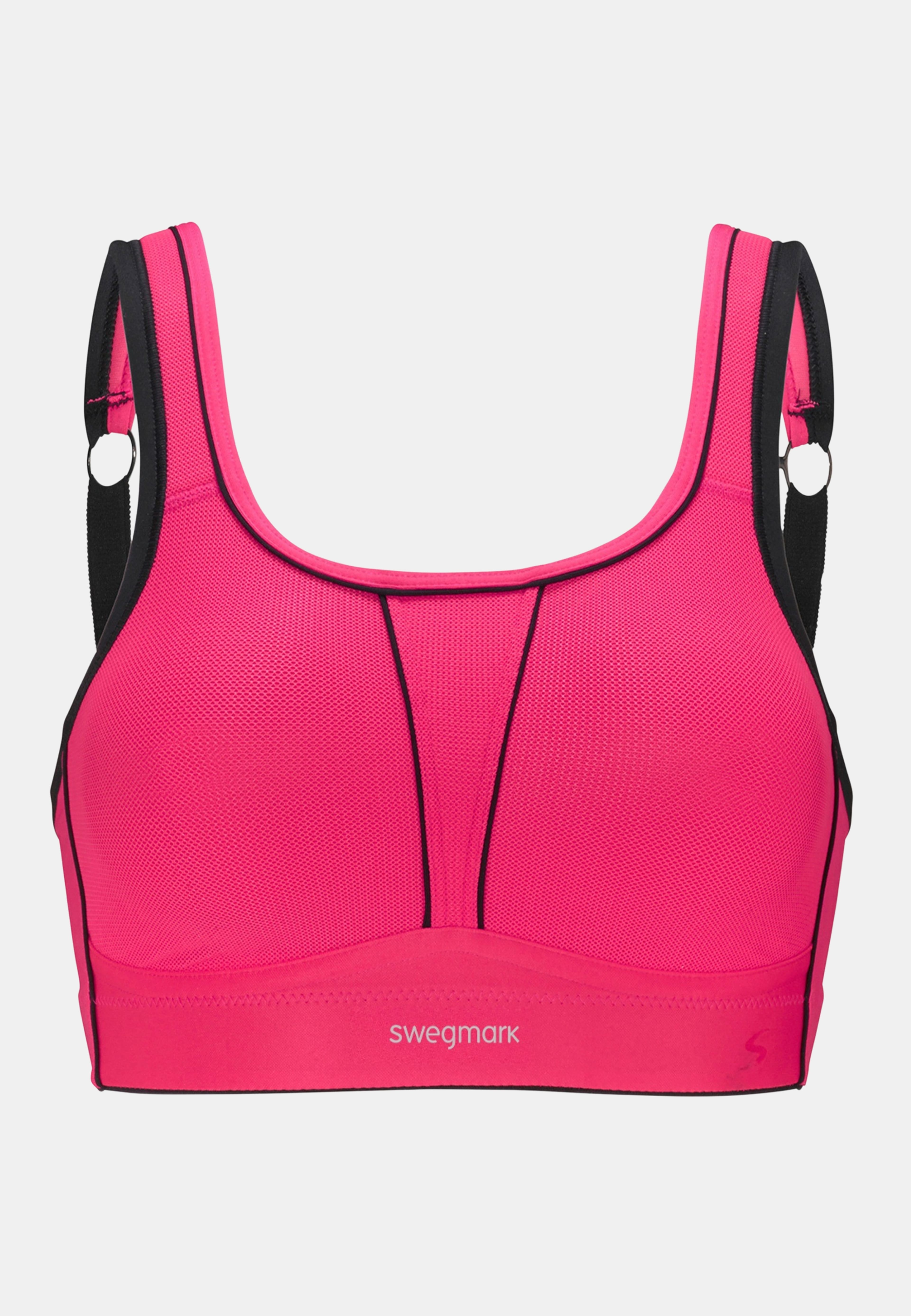 Movement Sport-bh, från Swegmark, i färgen raspberry. Klicka för att öppna bilden i stort format