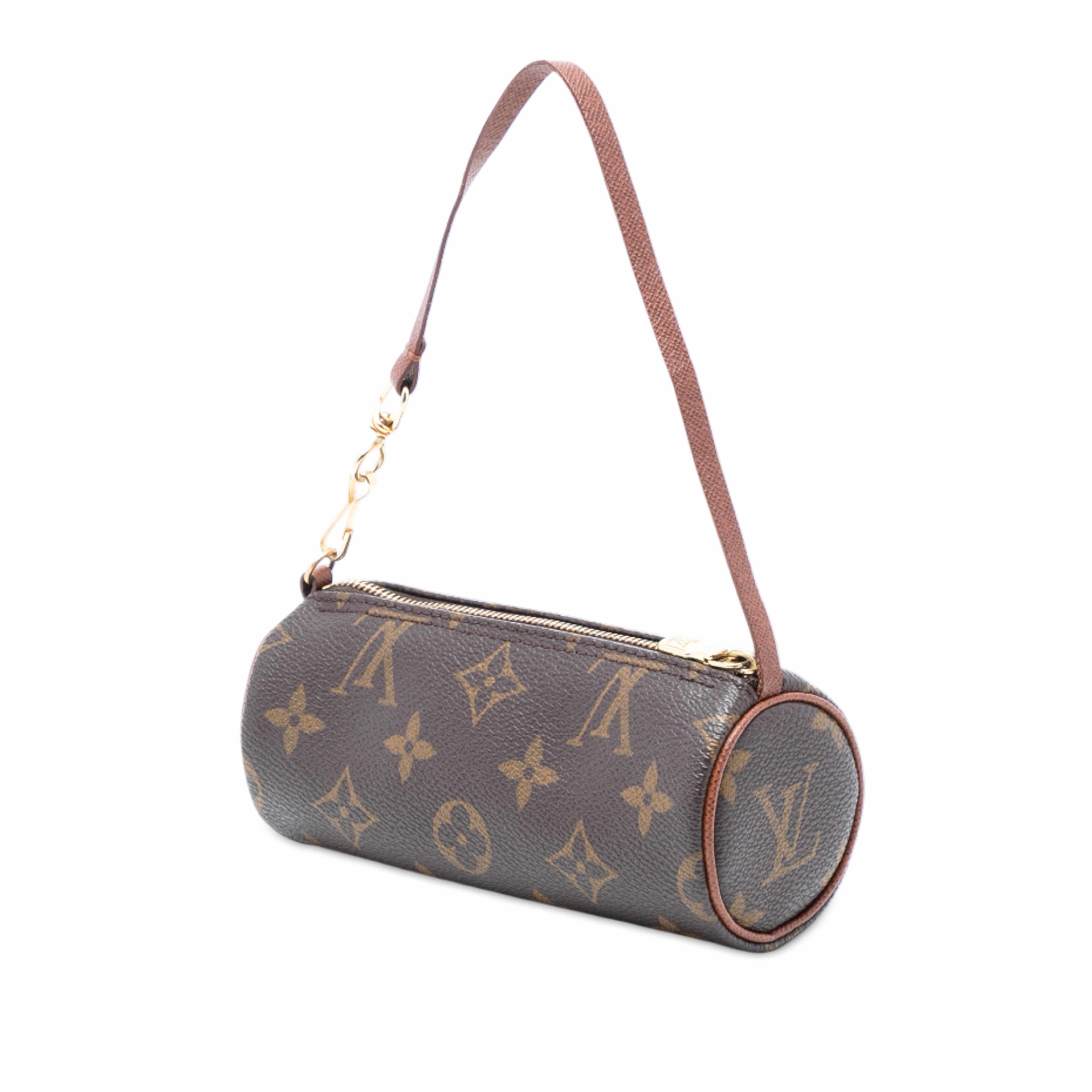 Louis Vuitton Monogram Papillon Pochette, från Luxclusif, i färgen brown. Klicka för att öppna bilden i stort format