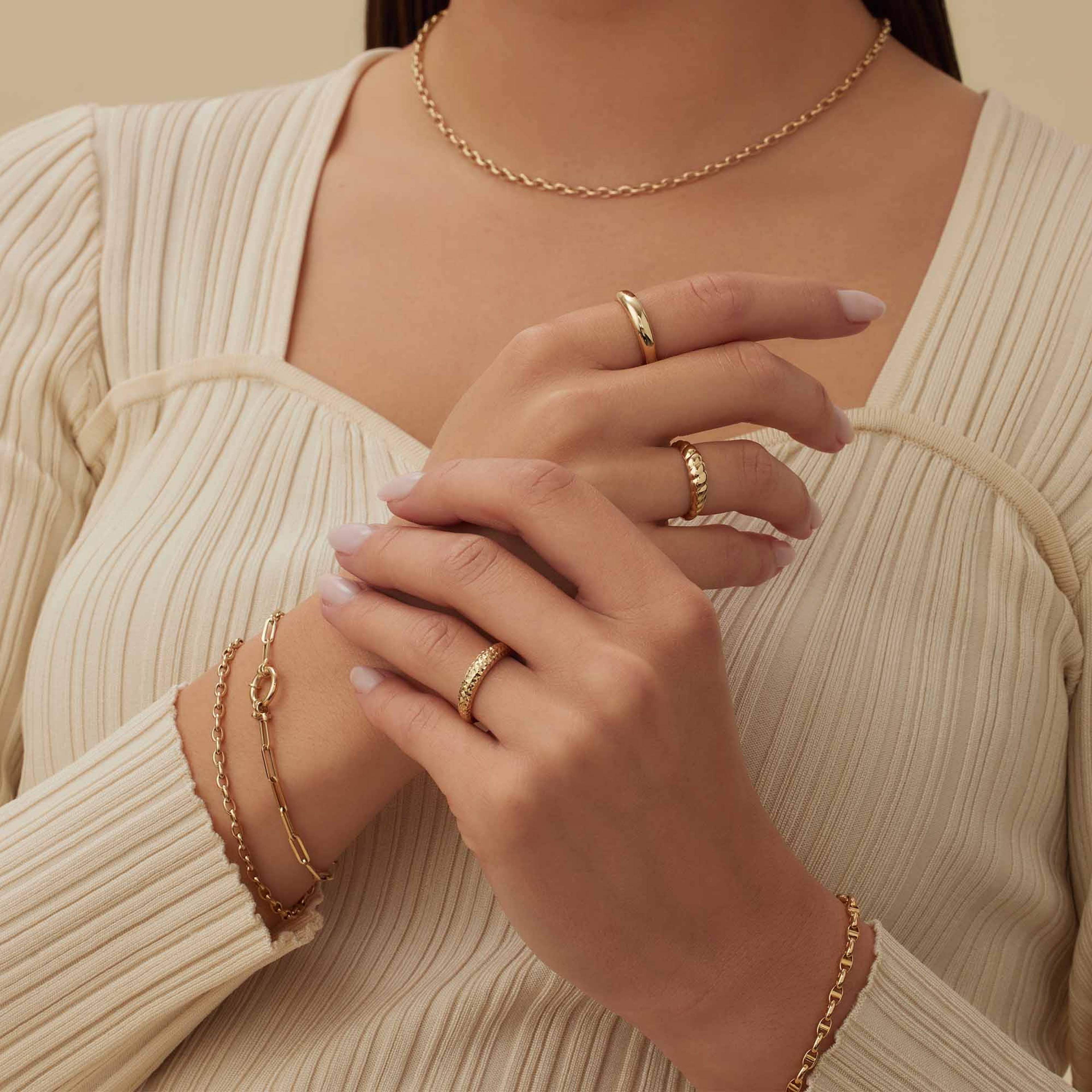 Rivoli 14 Karat Guld Ring