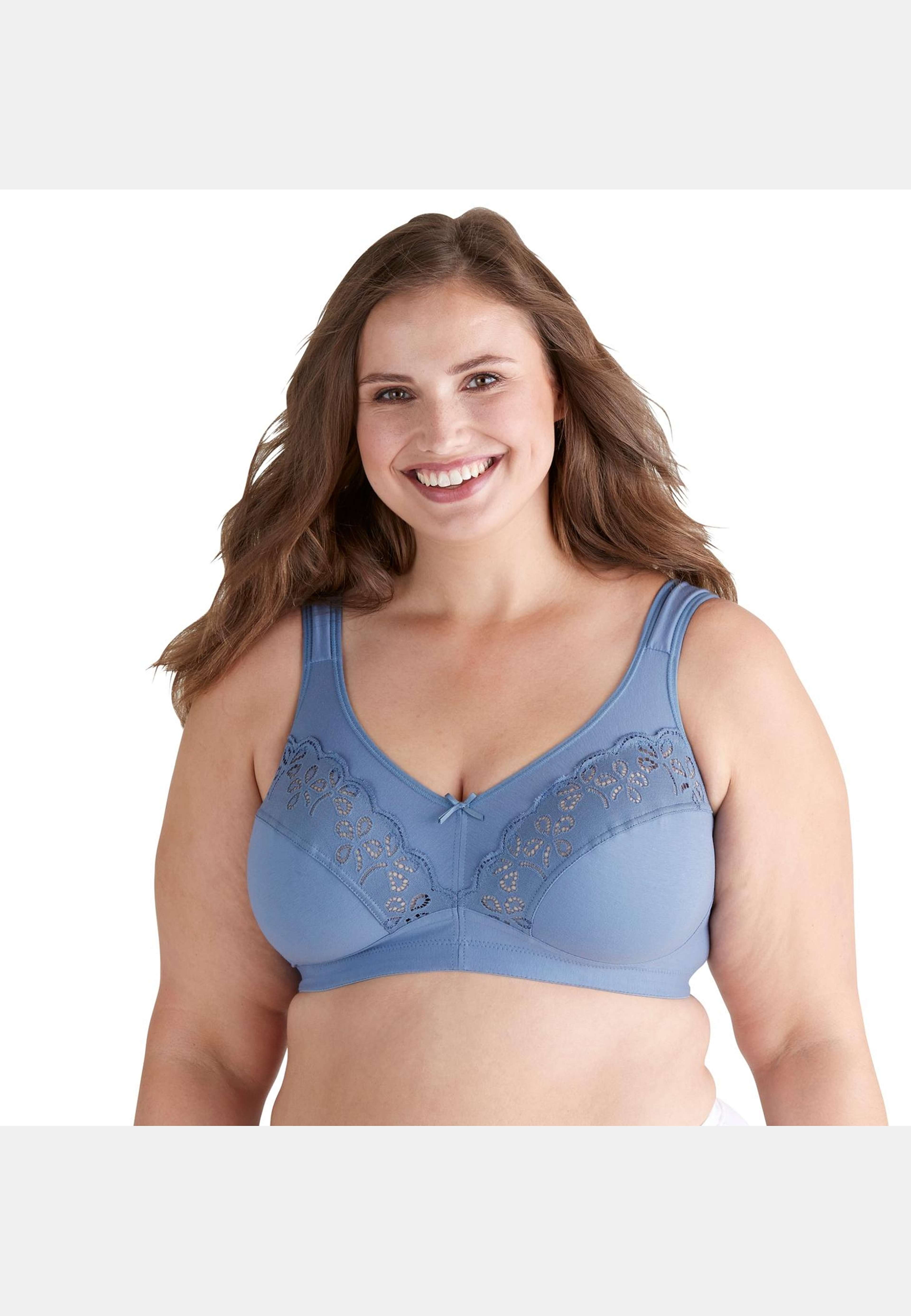 Treasure Bh Utan Bygel, Fairtrade, från Swegmark, i färgen blue. Klicka för att öppna bilden i stort format