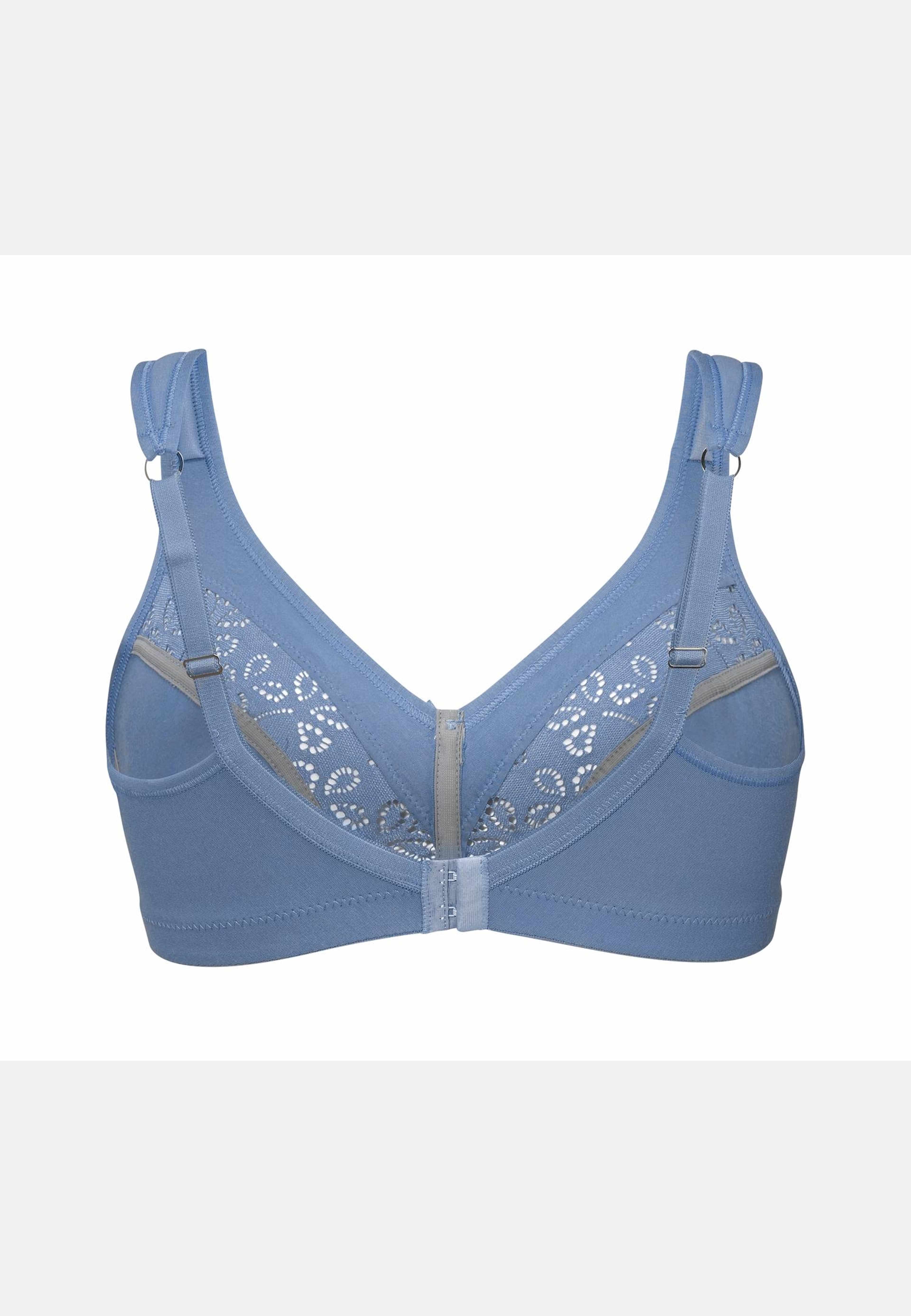 Treasure Bh Utan Bygel, Fairtrade, från Swegmark, i färgen blue. Klicka för att öppna bilden i stort format