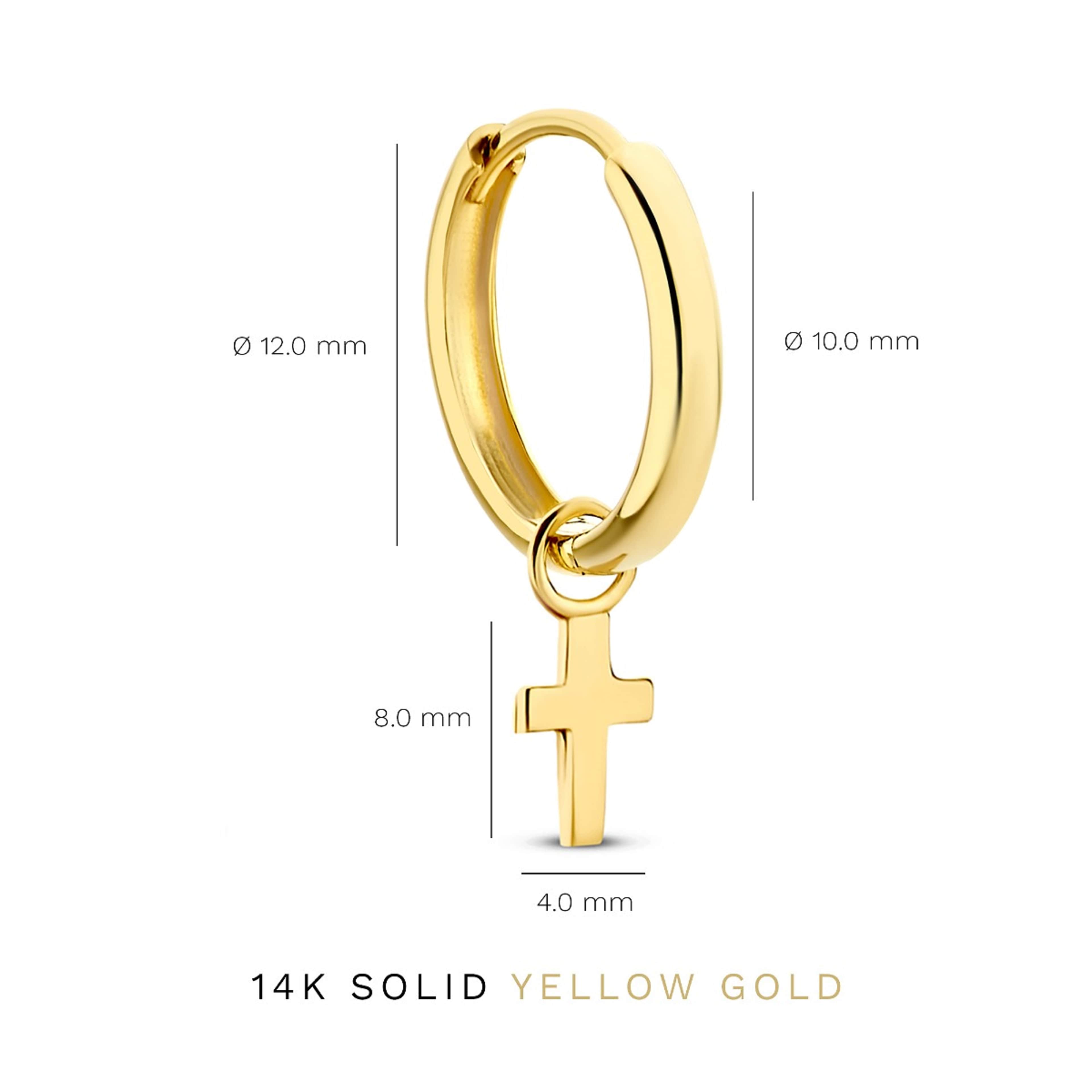 Monceau 14 Karat Guld Creoler