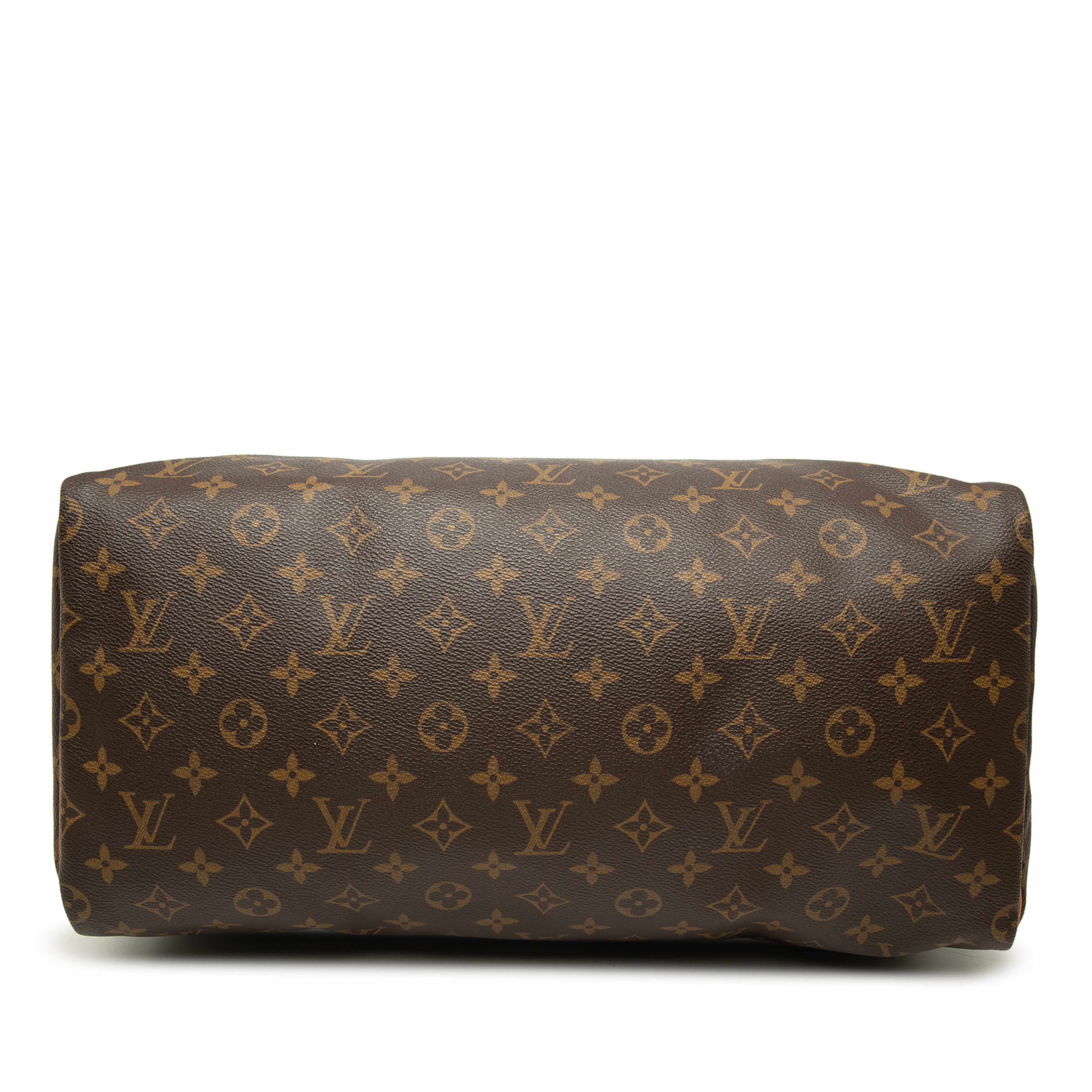 Louis Vuitton Monogram Speedy 40, från Luxclusif, i färgen brun. Klicka för att öppna bilden i stort format