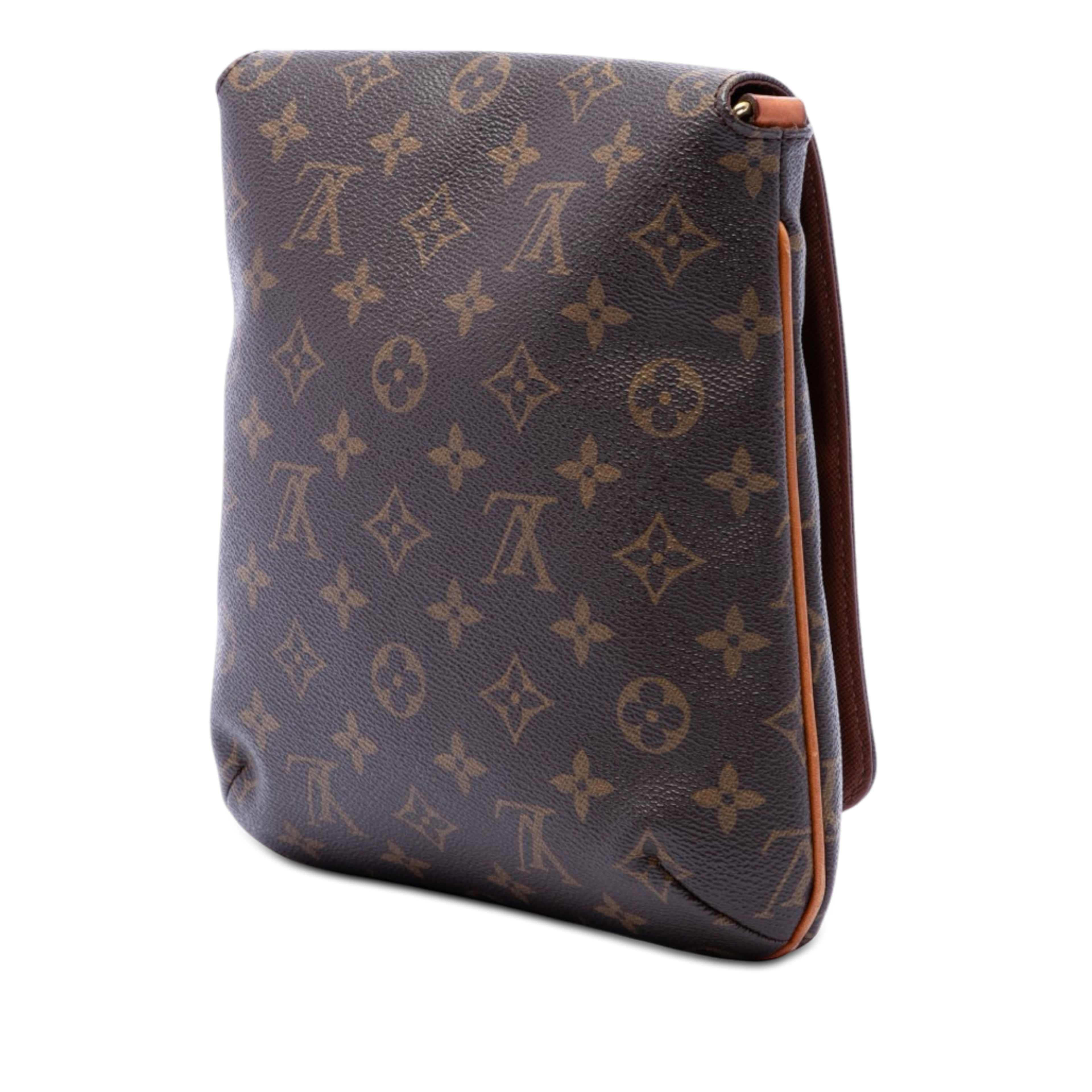 Louis Vuitton Monogram Musette Salsa Pm Short Strap, från Luxclusif, i färgen brun. Klicka för att öppna bilden i stort format