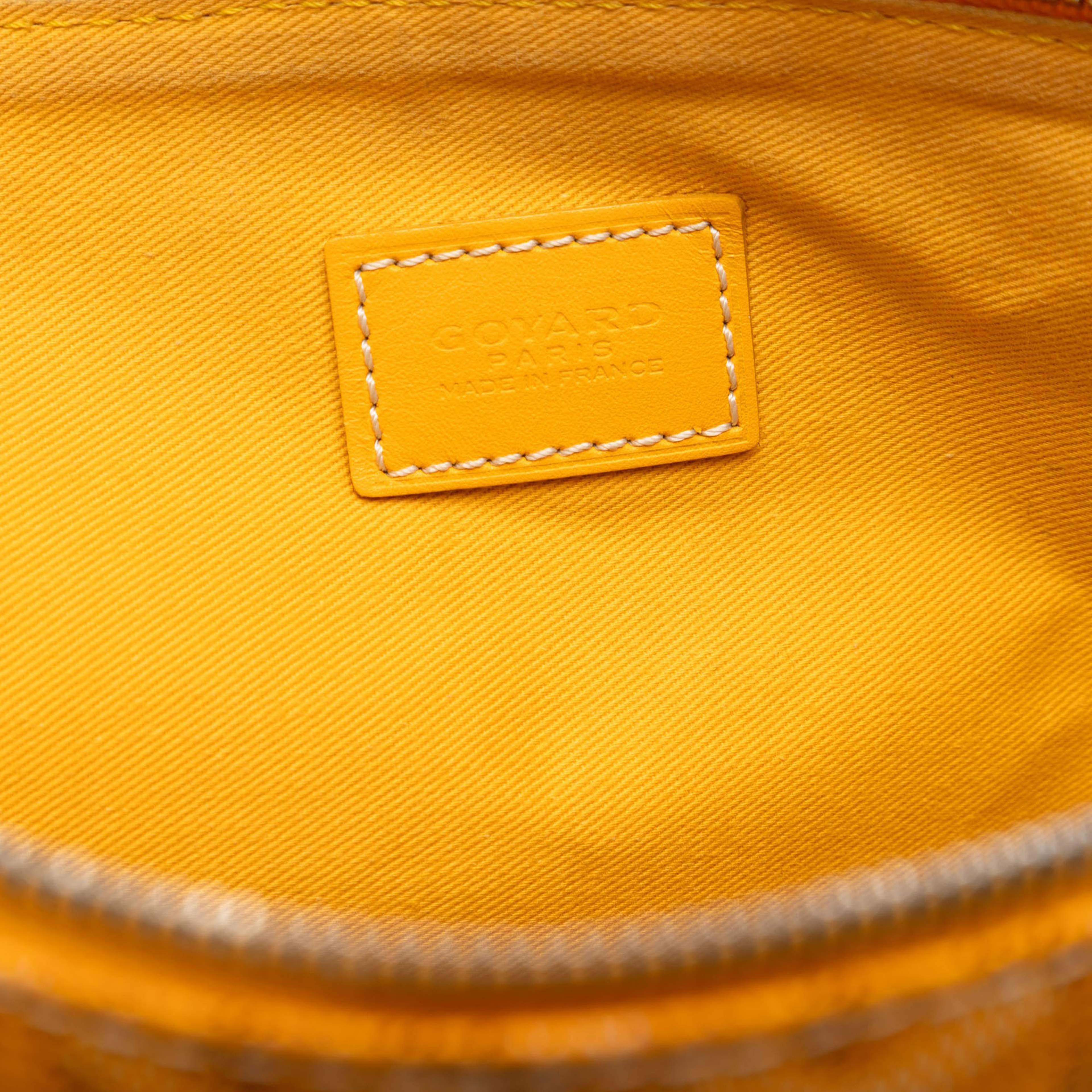 Goyard Goyardine Senat Gm, från Luxclusif, i färgen yellow. Klicka för att öppna bilden i stort format