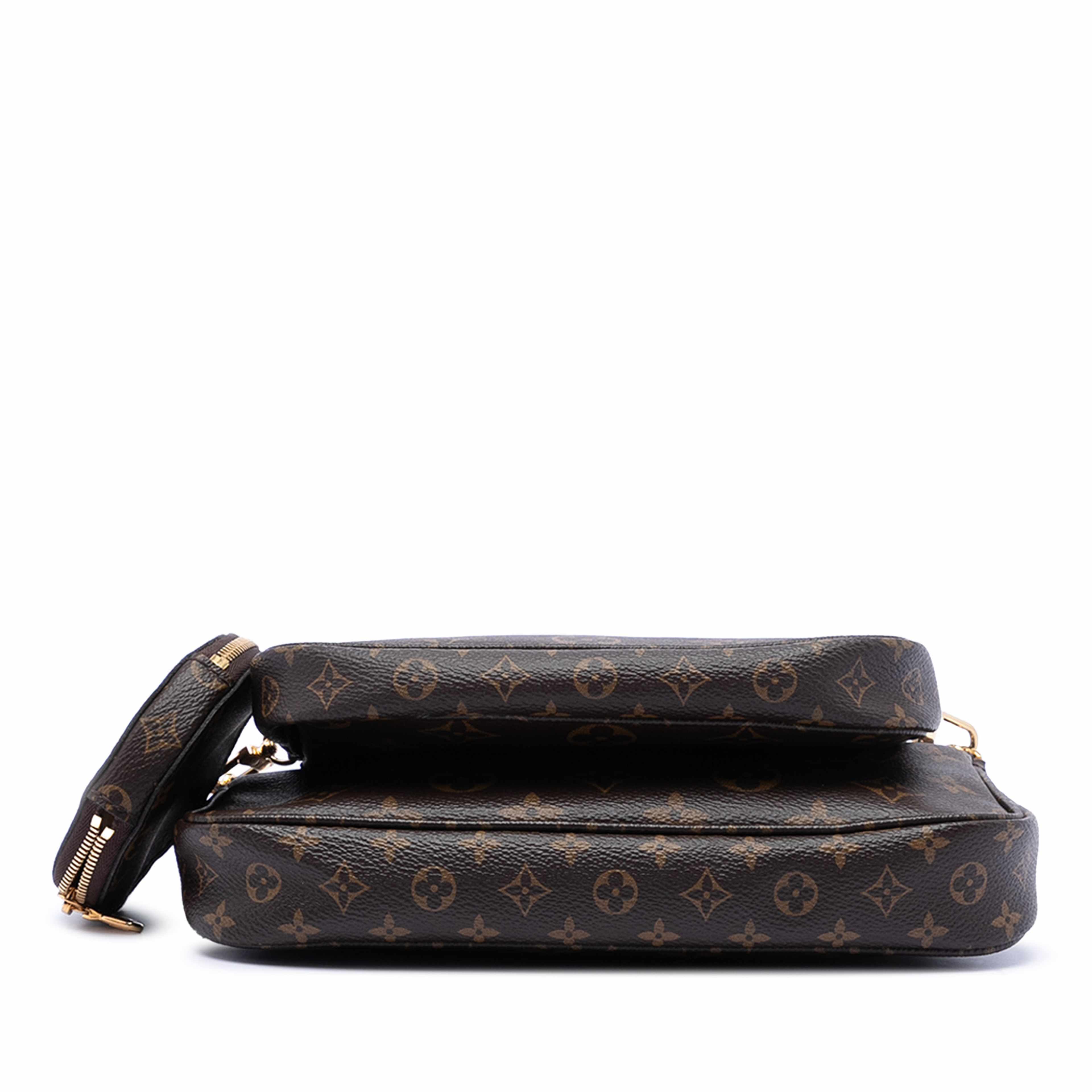 Louis Vuitton Monogram Multi Pochette Accessoires, från Luxclusif, i färgen brown. Klicka för att öppna bilden i stort format