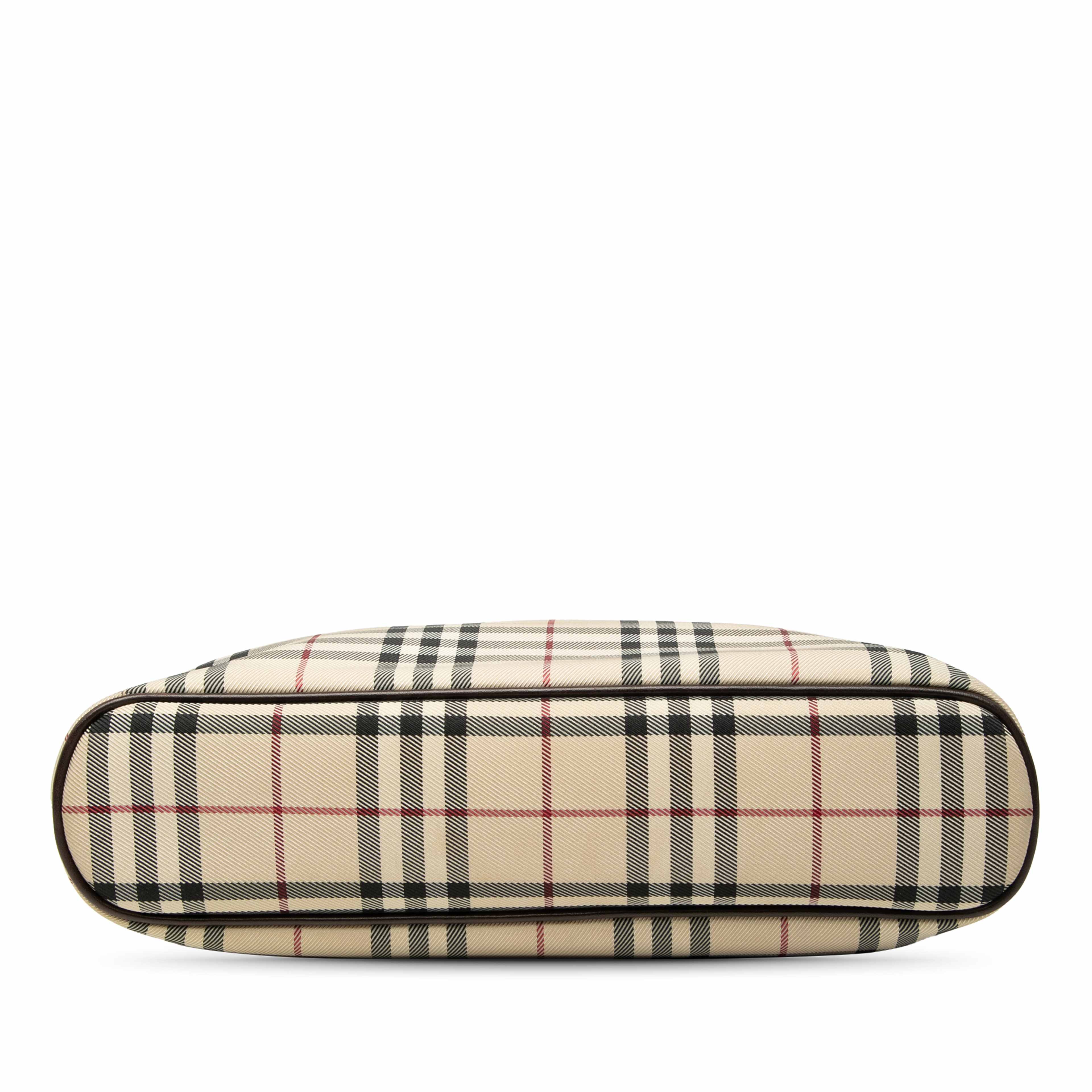 Burberry House Check Canvas Tote, från Luxclusif, i färgen beige. Klicka för att öppna bilden i stort format