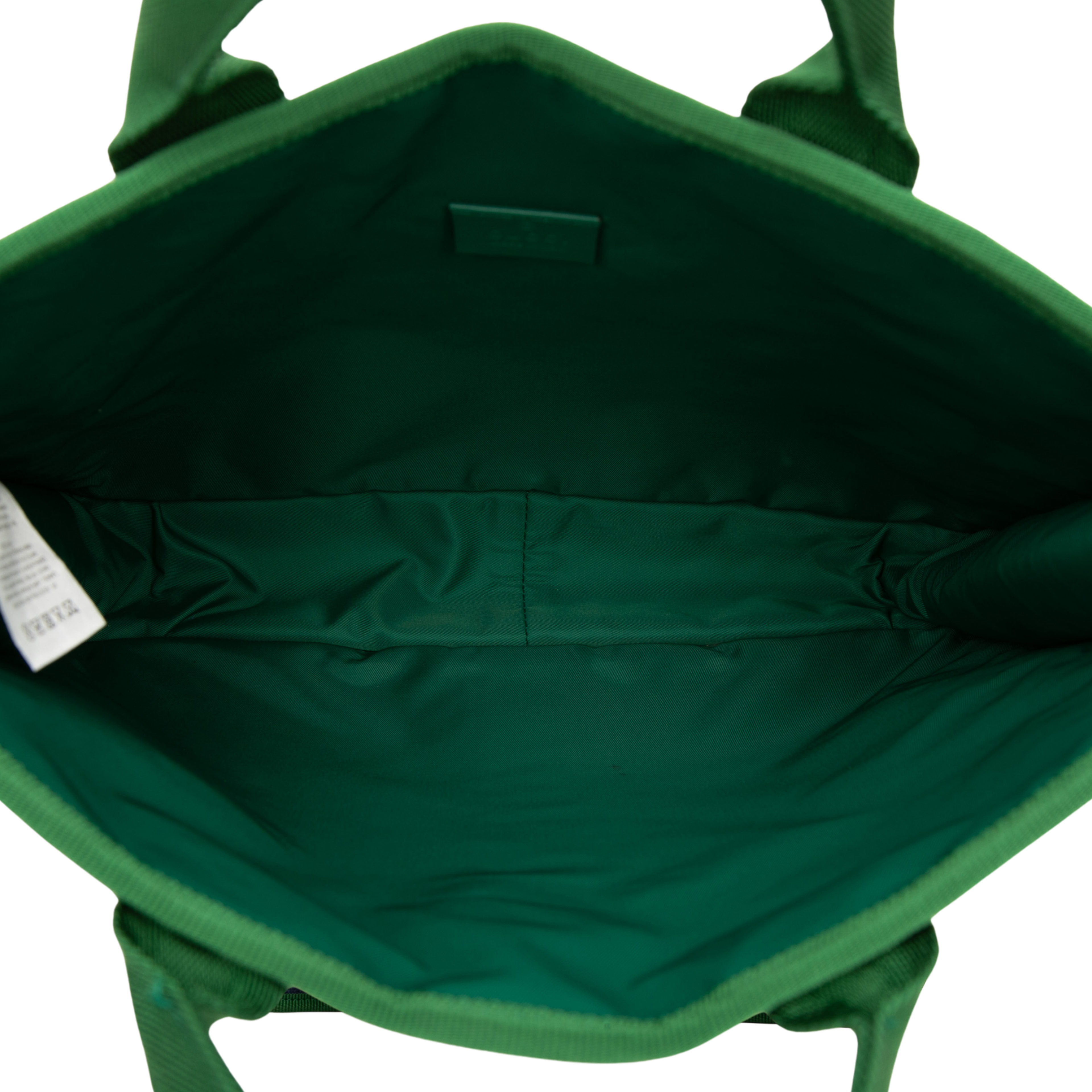 Gucci Childrens Gg Nylon Web Tote, från Luxclusif, i färgen blå. Klicka för att öppna bilden i stort format