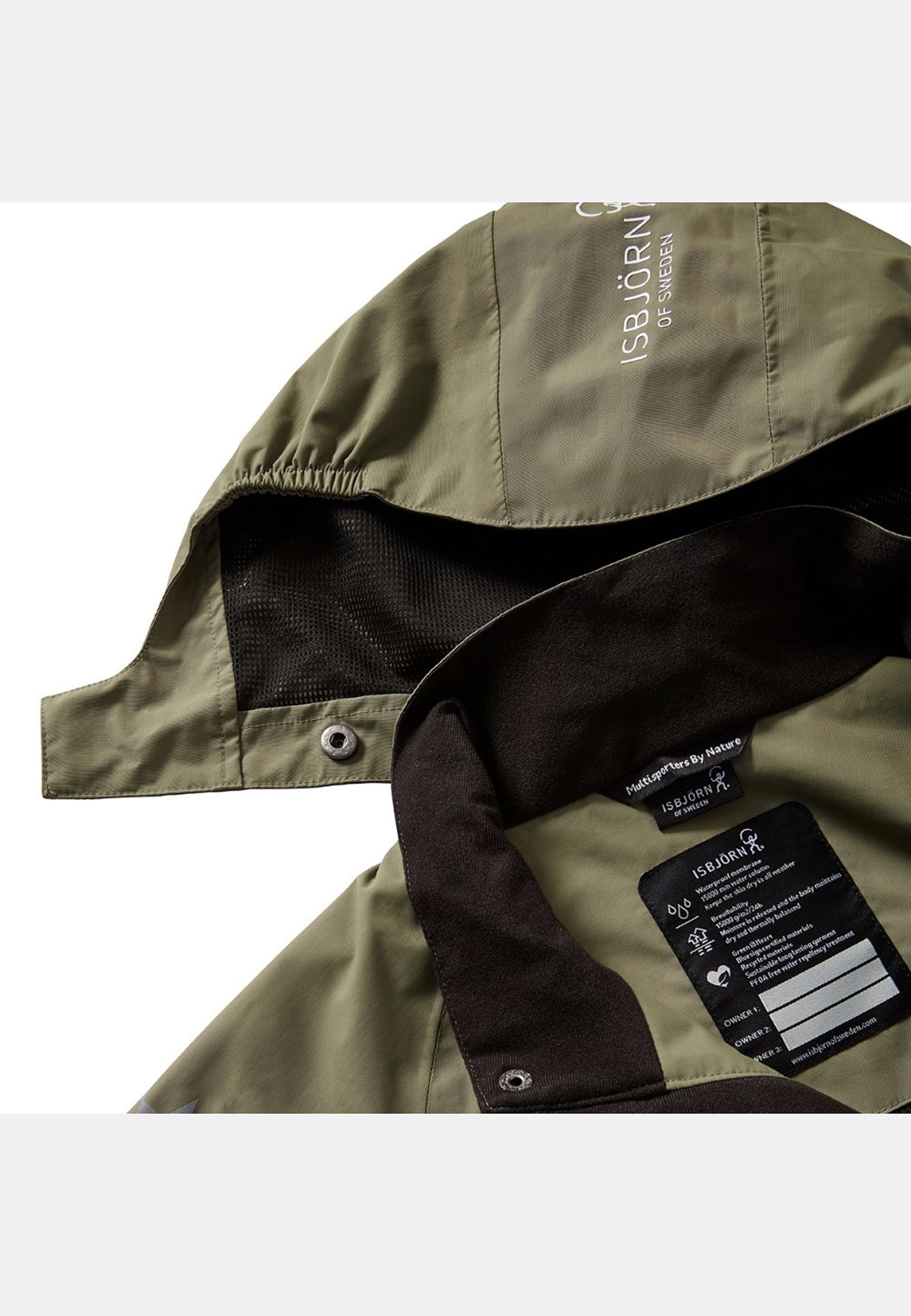 Isbjörn Cyclone Skaljacka, från ISBJÖRN of Sweden, i färgen moss. Klicka för att öppna bilden i stort format