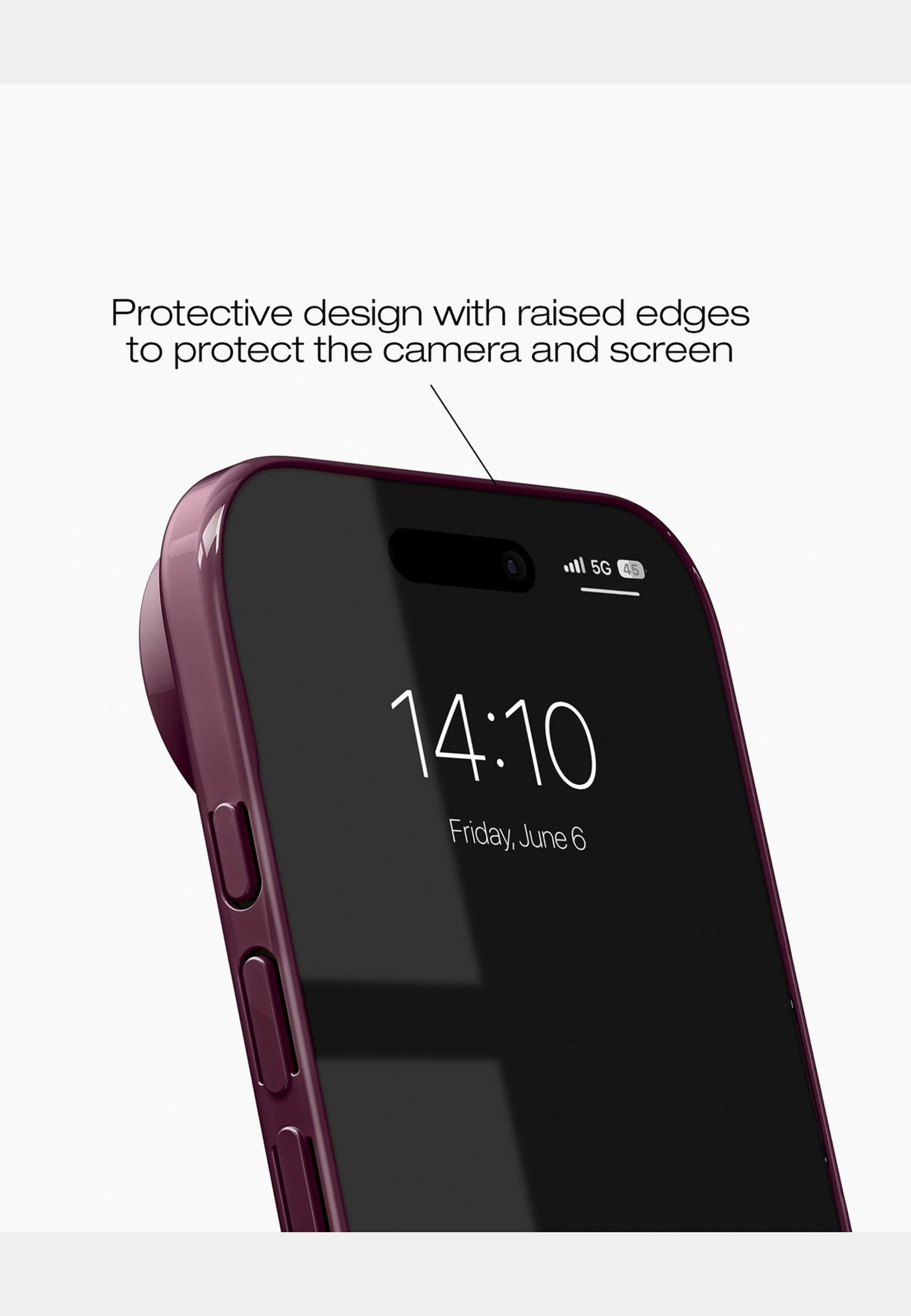 Slim Case Magsafe Iphone, från Ideal Of Sweden, i färgen red. Klicka för att öppna bilden i stort format