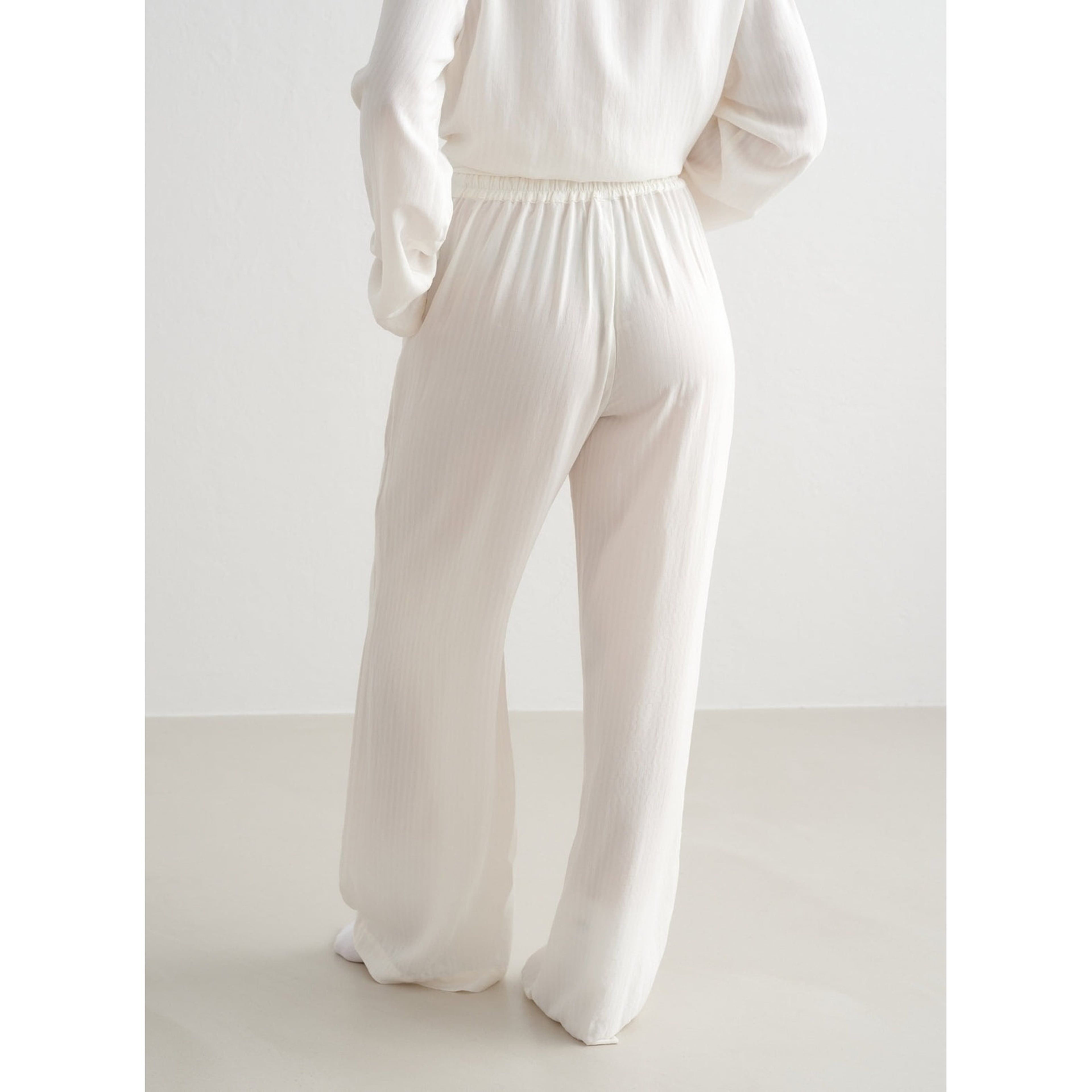 White Pyjama Pants