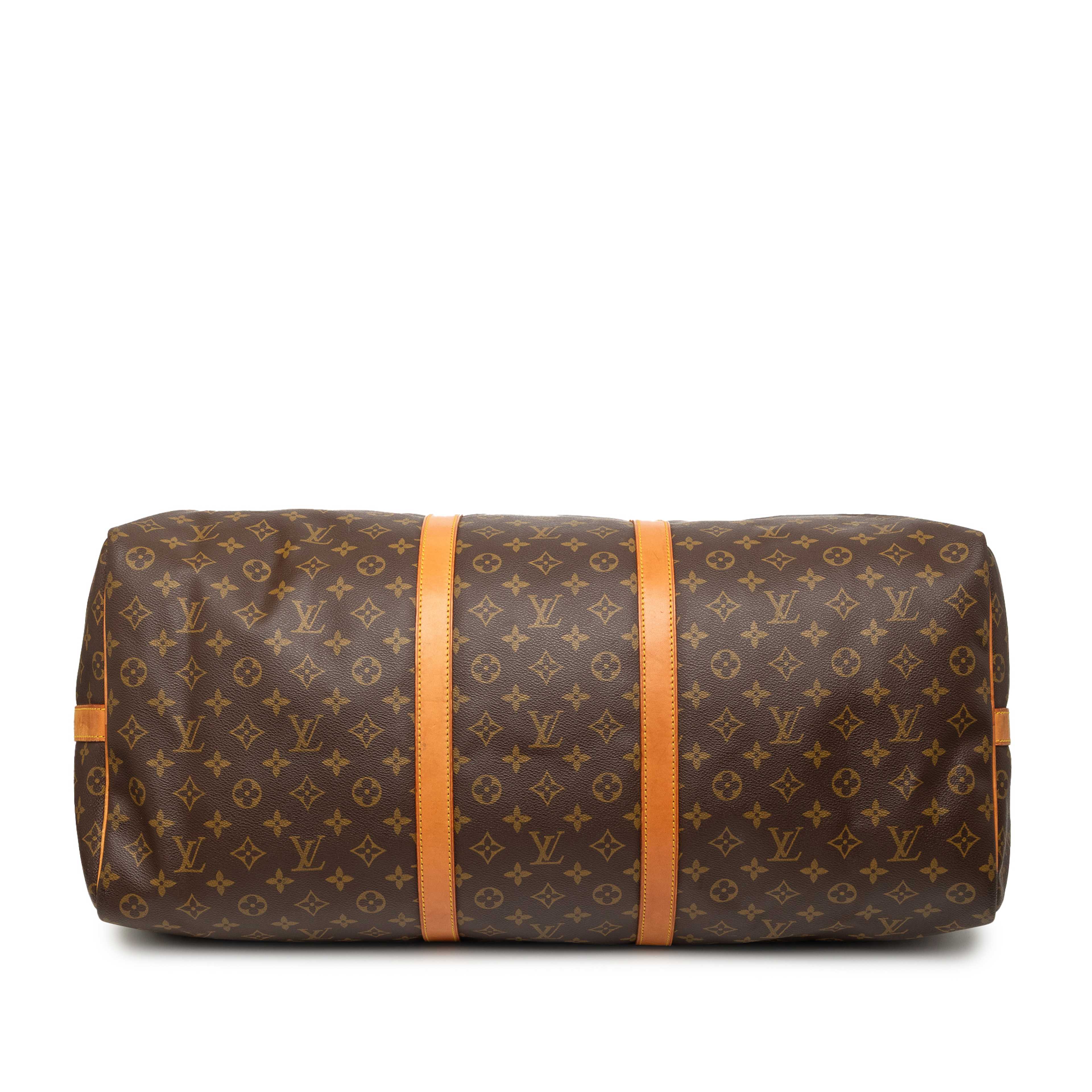 Louis Vuitton Monogram Keepall Bandouliere 60, från Luxclusif, i färgen brown. Klicka för att öppna bilden i stort format