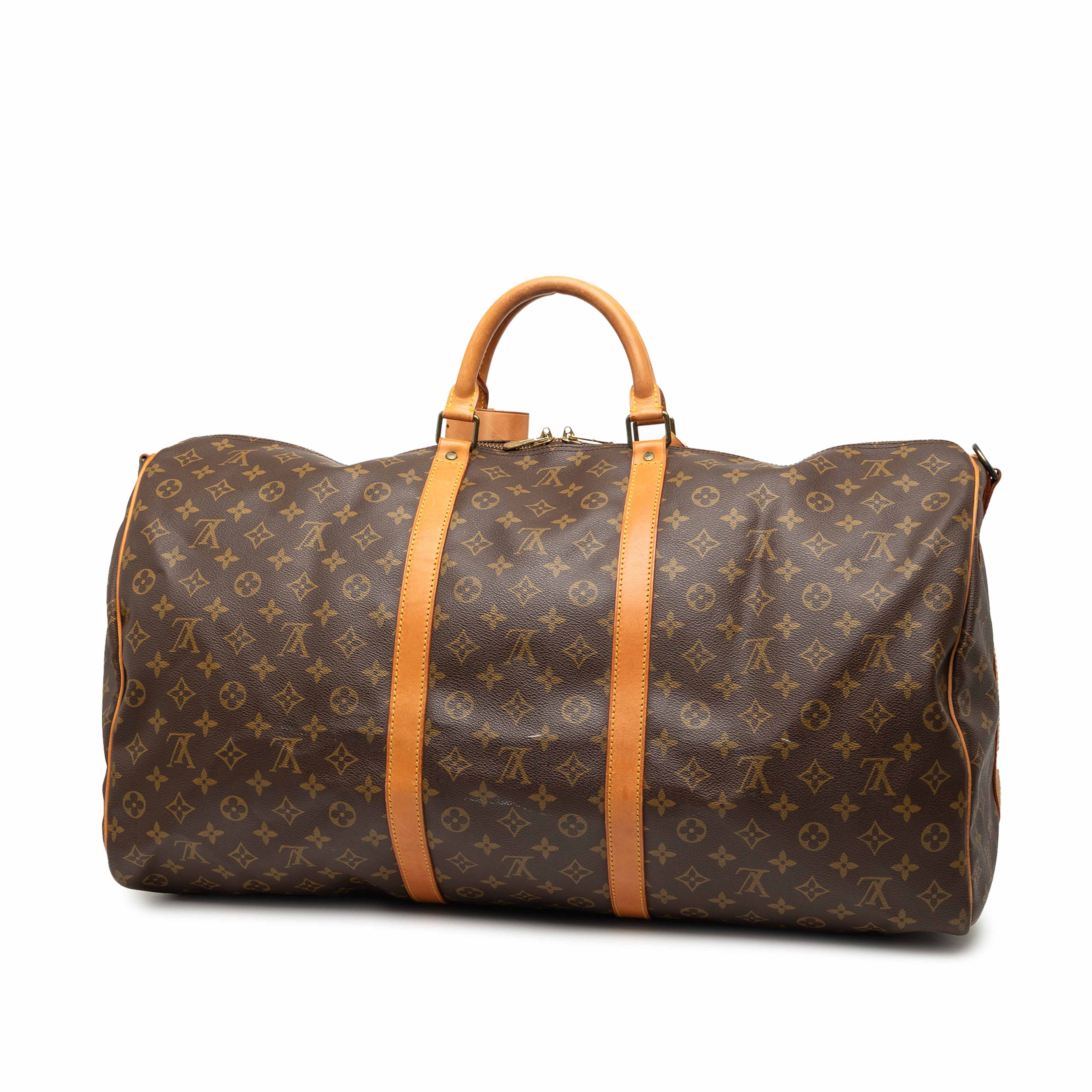 Louis Vuitton Monogram Keepall Bandouliere 60, från Luxclusif, i färgen brown. Klicka för att öppna bilden i stort format