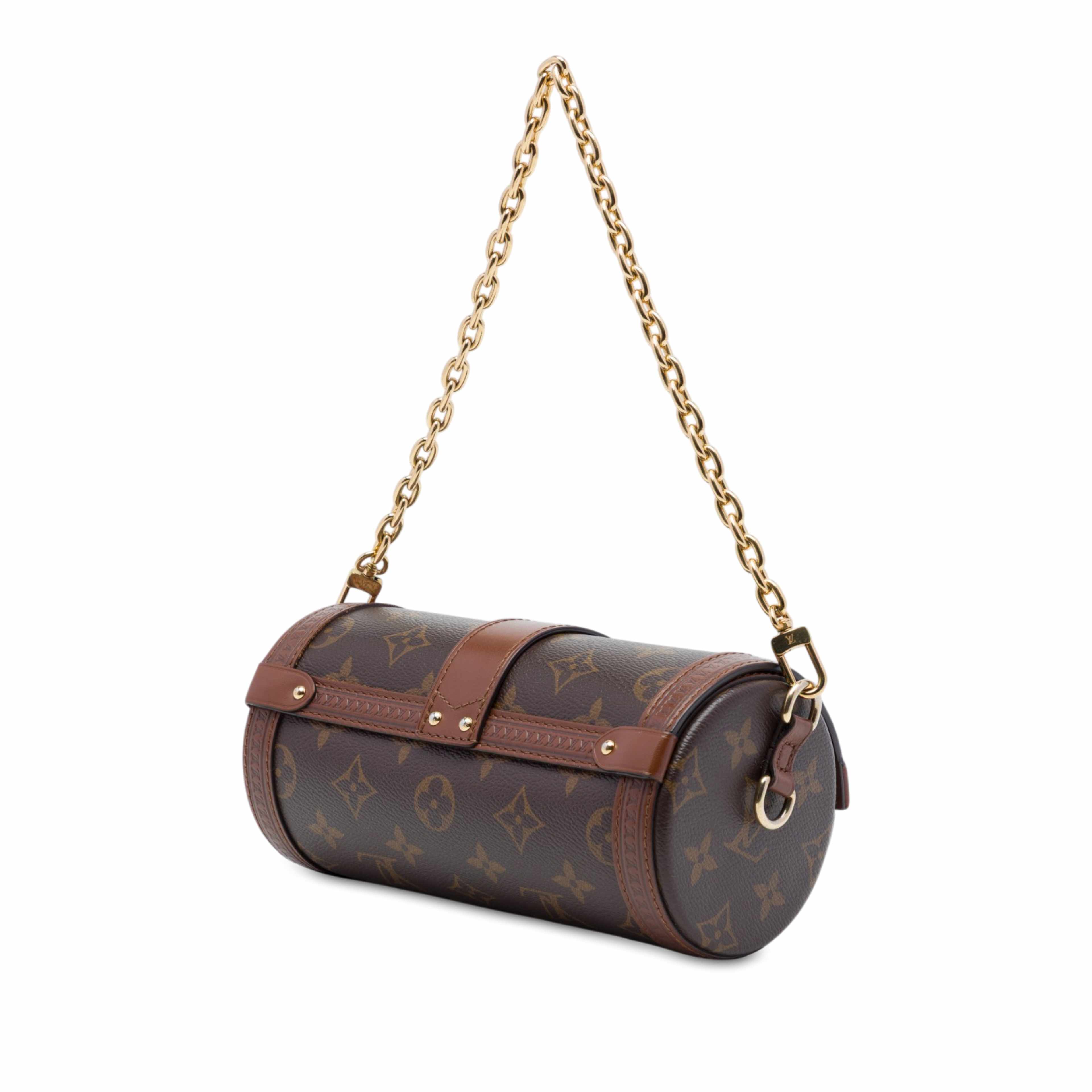 Louis Vuitton Monogram Papillon Trunk, från Luxclusif, i färgen brun. Klicka för att öppna bilden i stort format
