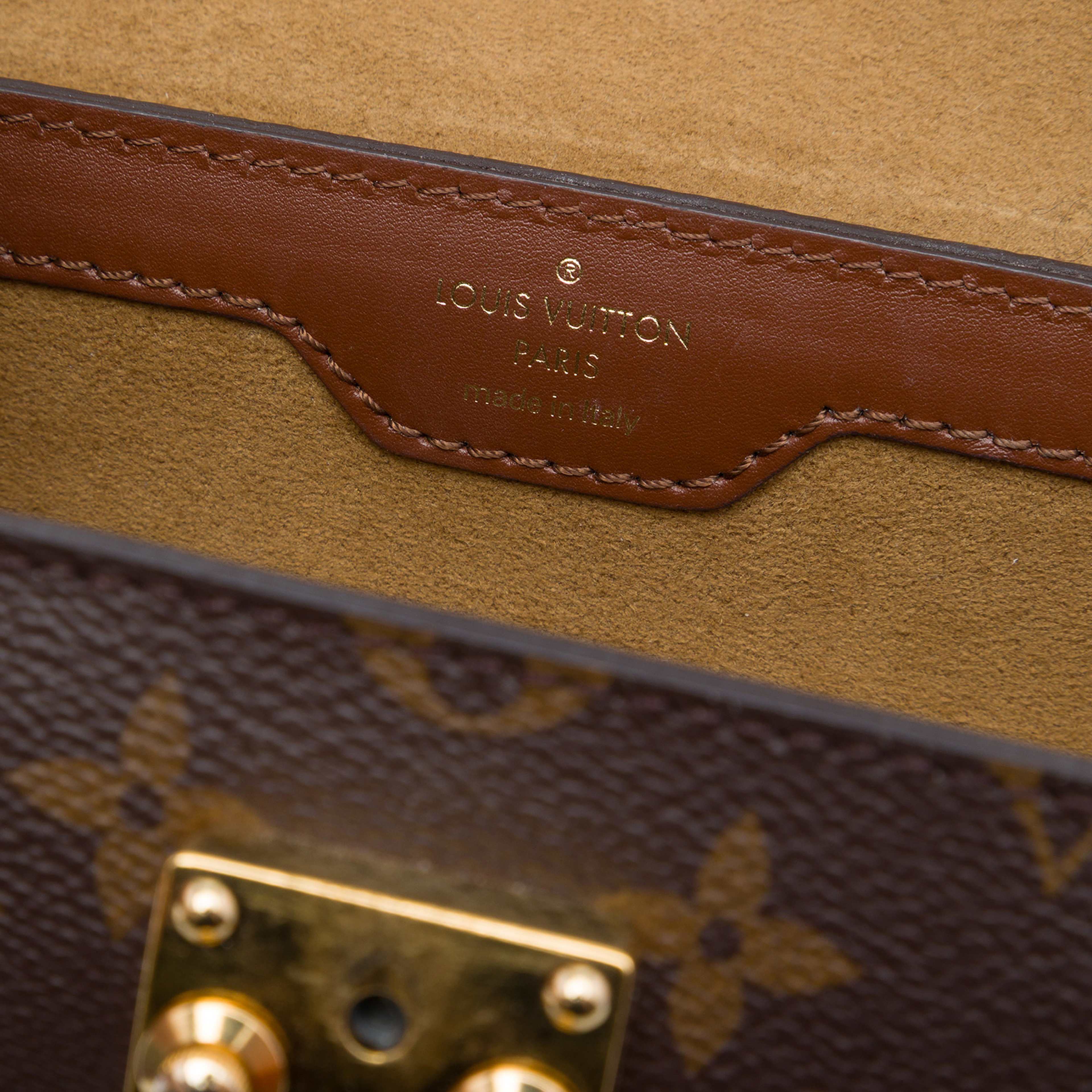 Louis Vuitton Monogram Papillon Trunk, från Luxclusif, i färgen brun. Klicka för att öppna bilden i stort format