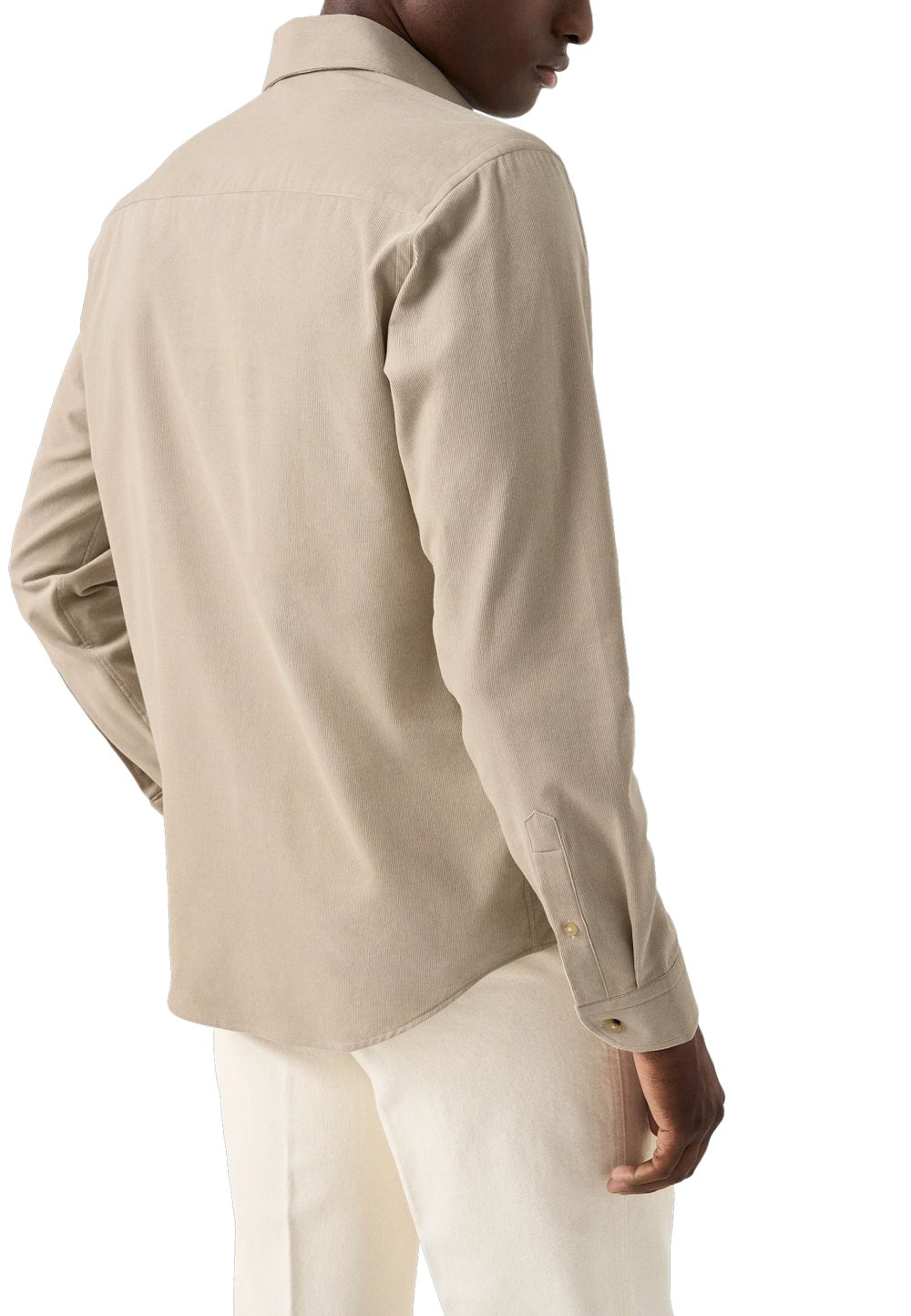 Manchesterskjorta Casual Fit, från Eton, i färgen beige. Klicka för att öppna bilden i stort format