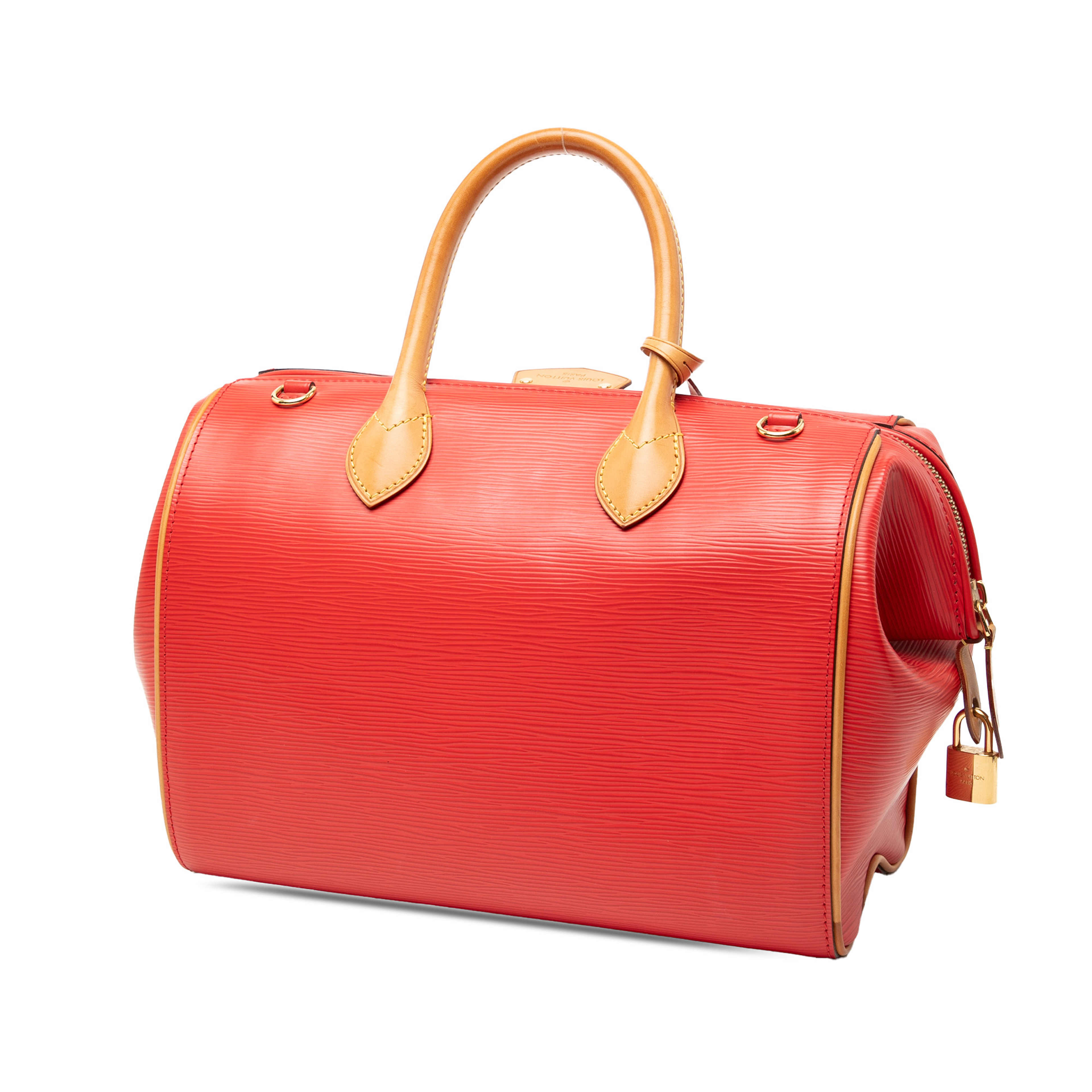 Louis Vuitton Epi Doc Bb, från Luxclusif, i färgen red. Klicka för att öppna bilden i stort format