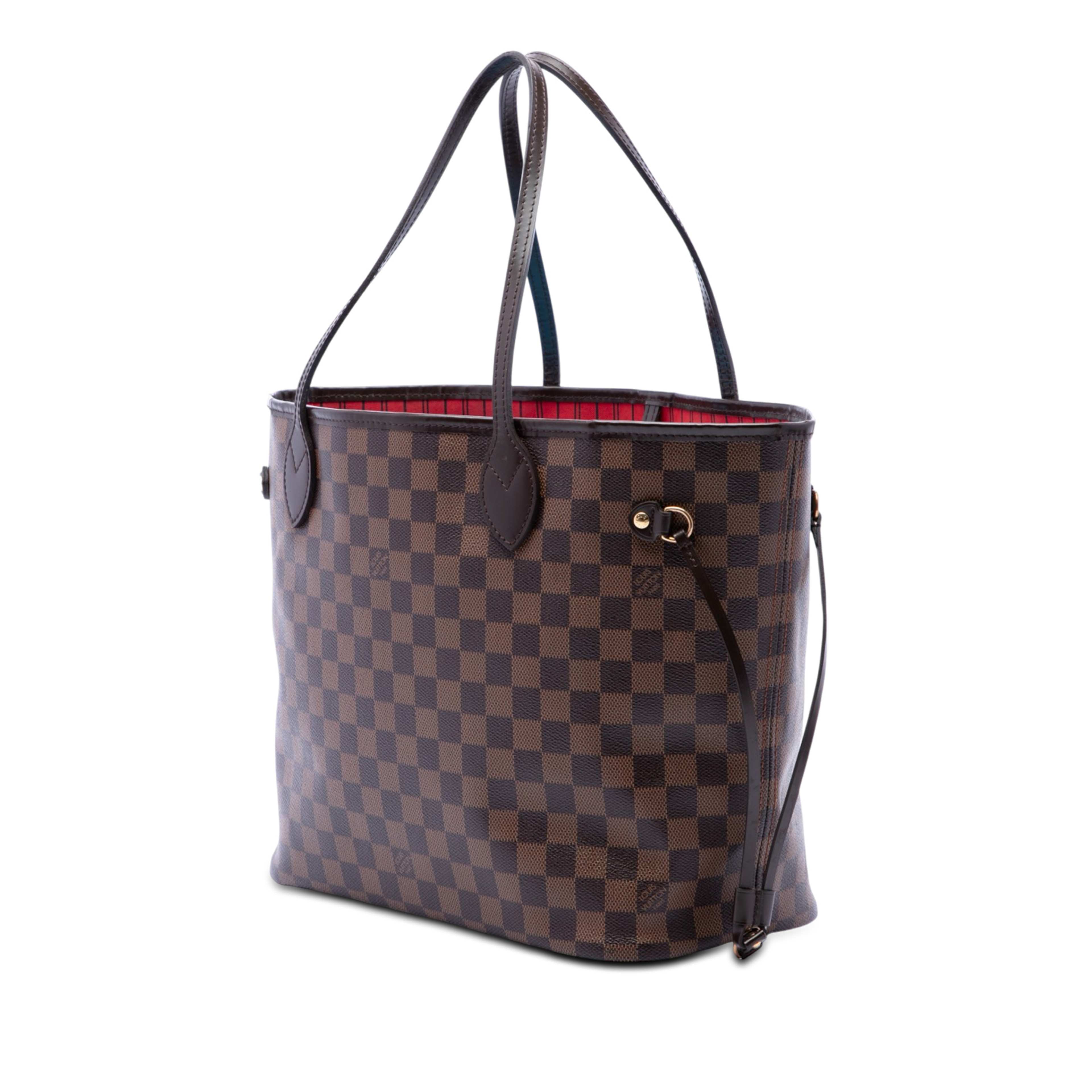 Louis Vuitton Damier Ebene Neverfull Mm, från Luxclusif, i färgen brown. Klicka för att öppna bilden i stort format