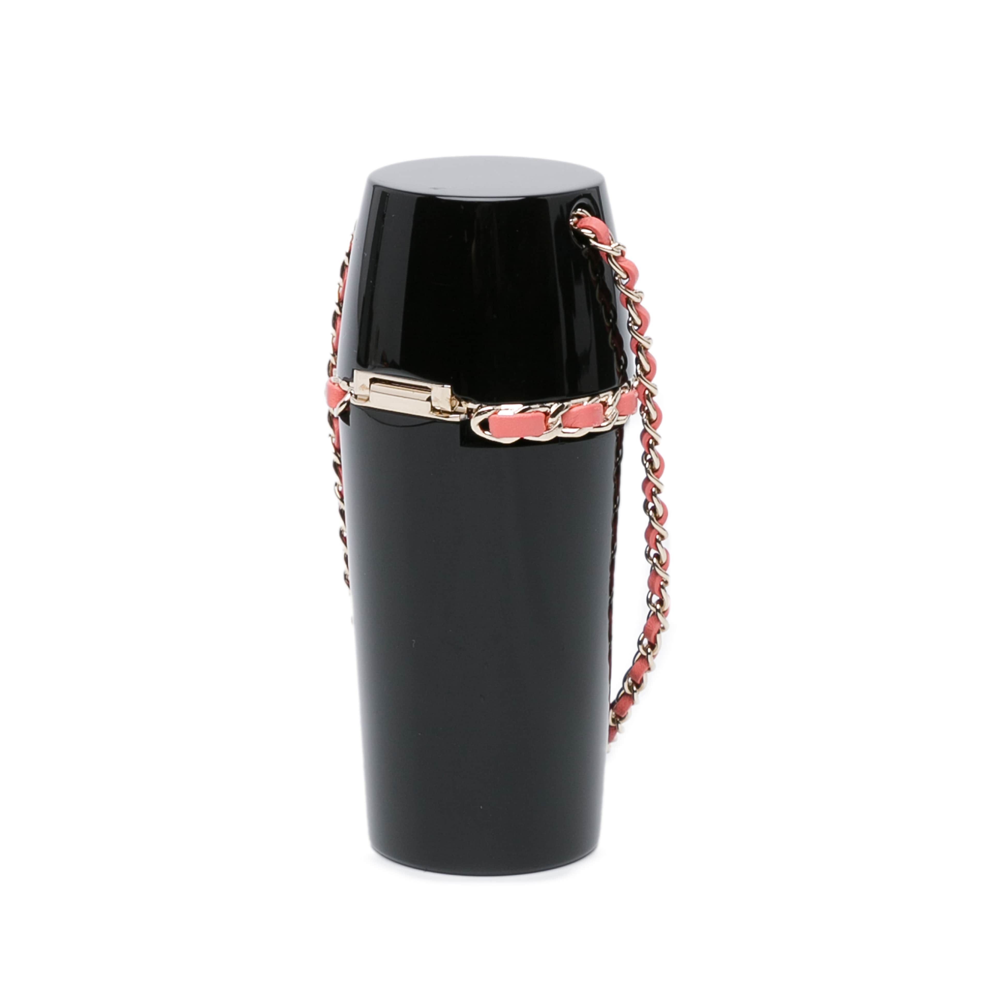 Chanel Lucite Lipstick Case On Chain