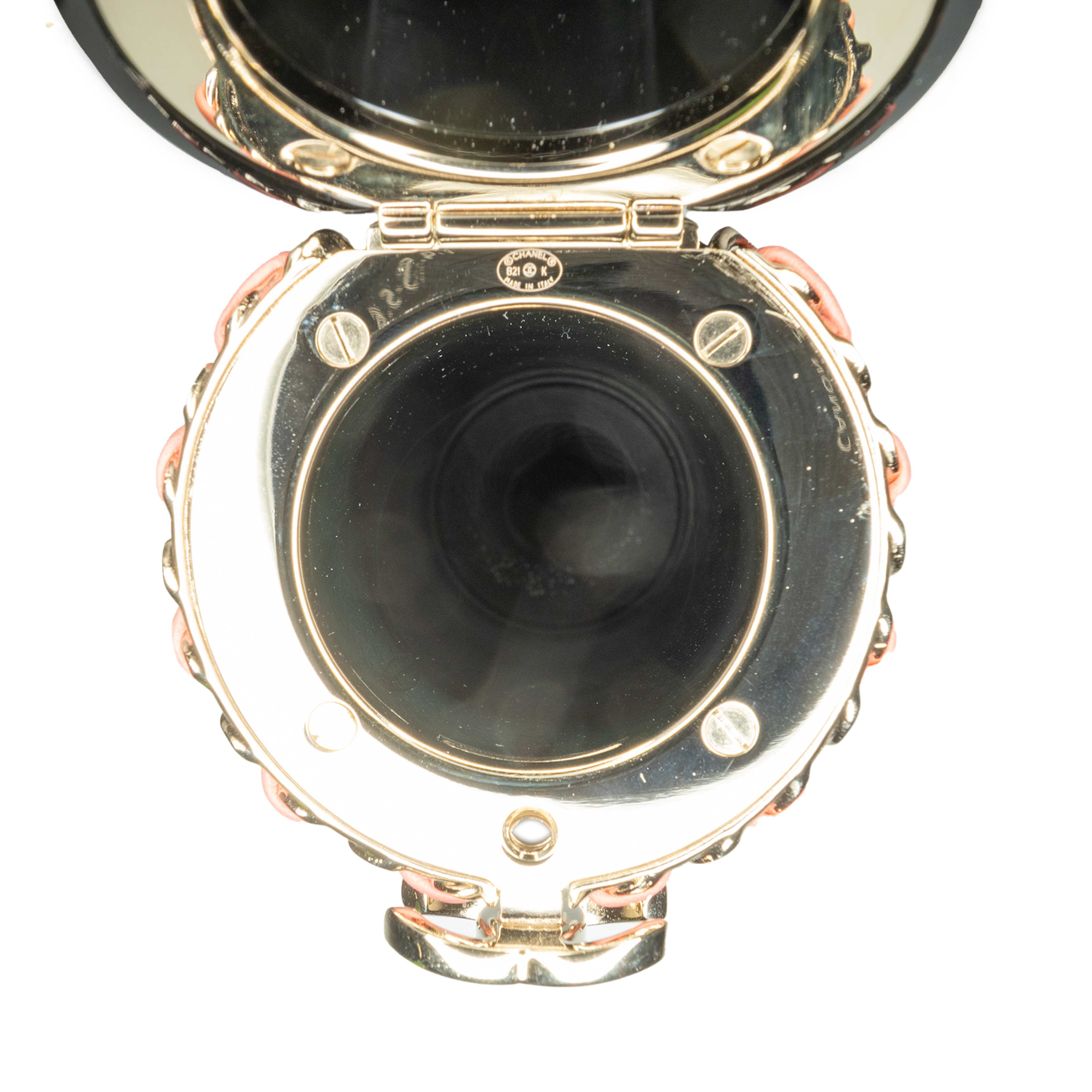 Chanel Lucite Lipstick Case On Chain