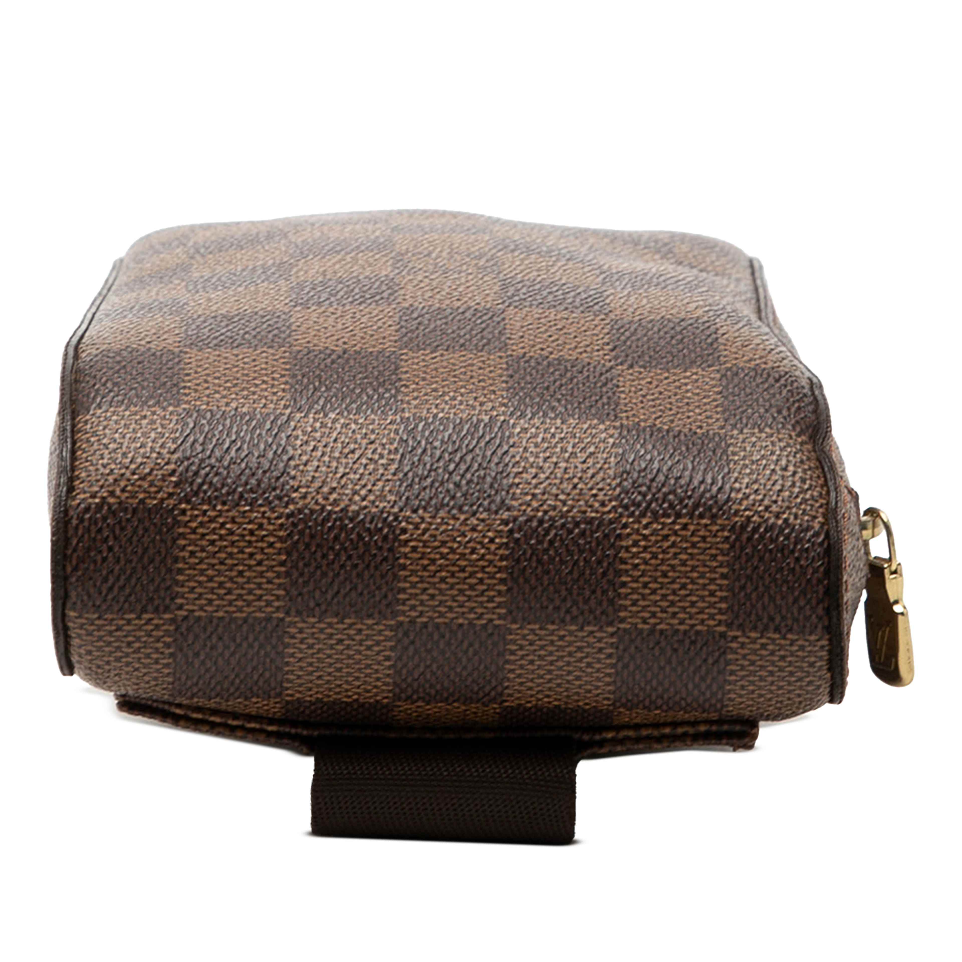 Louis Vuitton Damier Ebene Geronimos, från Luxclusif, i färgen brun. Klicka för att öppna bilden i stort format