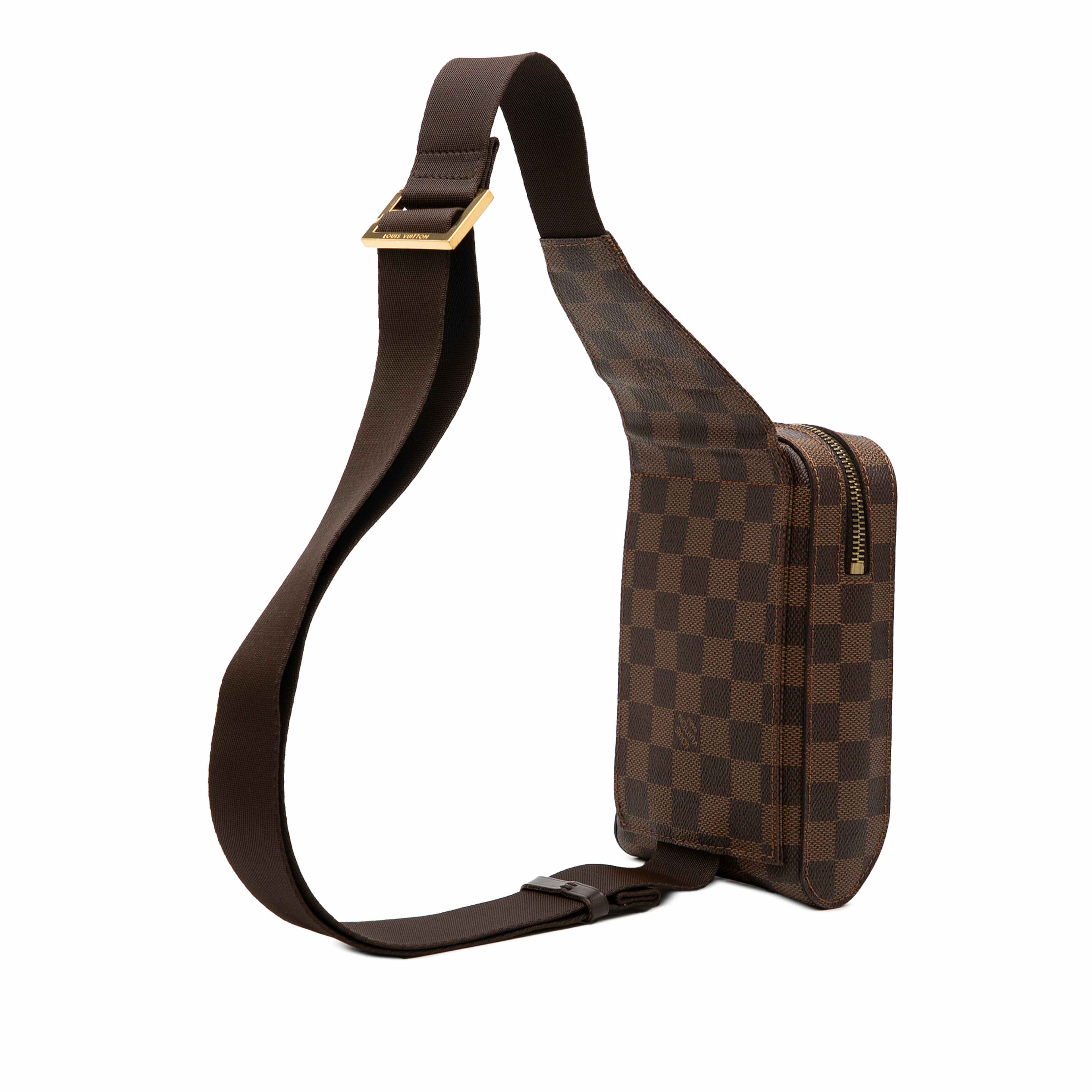 Louis Vuitton Damier Ebene Geronimos, från Luxclusif, i färgen brun. Klicka för att öppna bilden i stort format