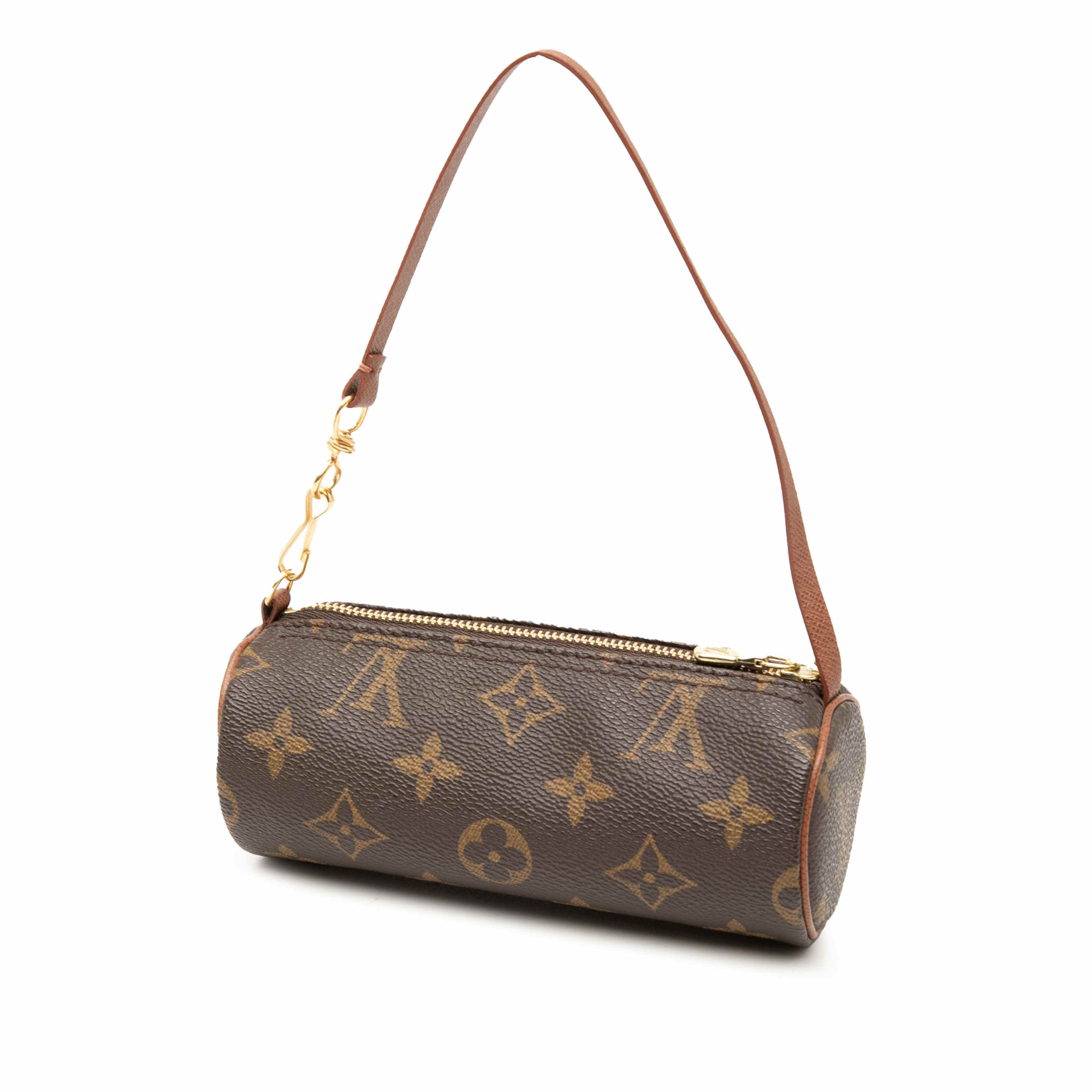 Louis Vuitton Monogram Papillon Pochette, från Luxclusif, i färgen brown. Klicka för att öppna bilden i stort format
