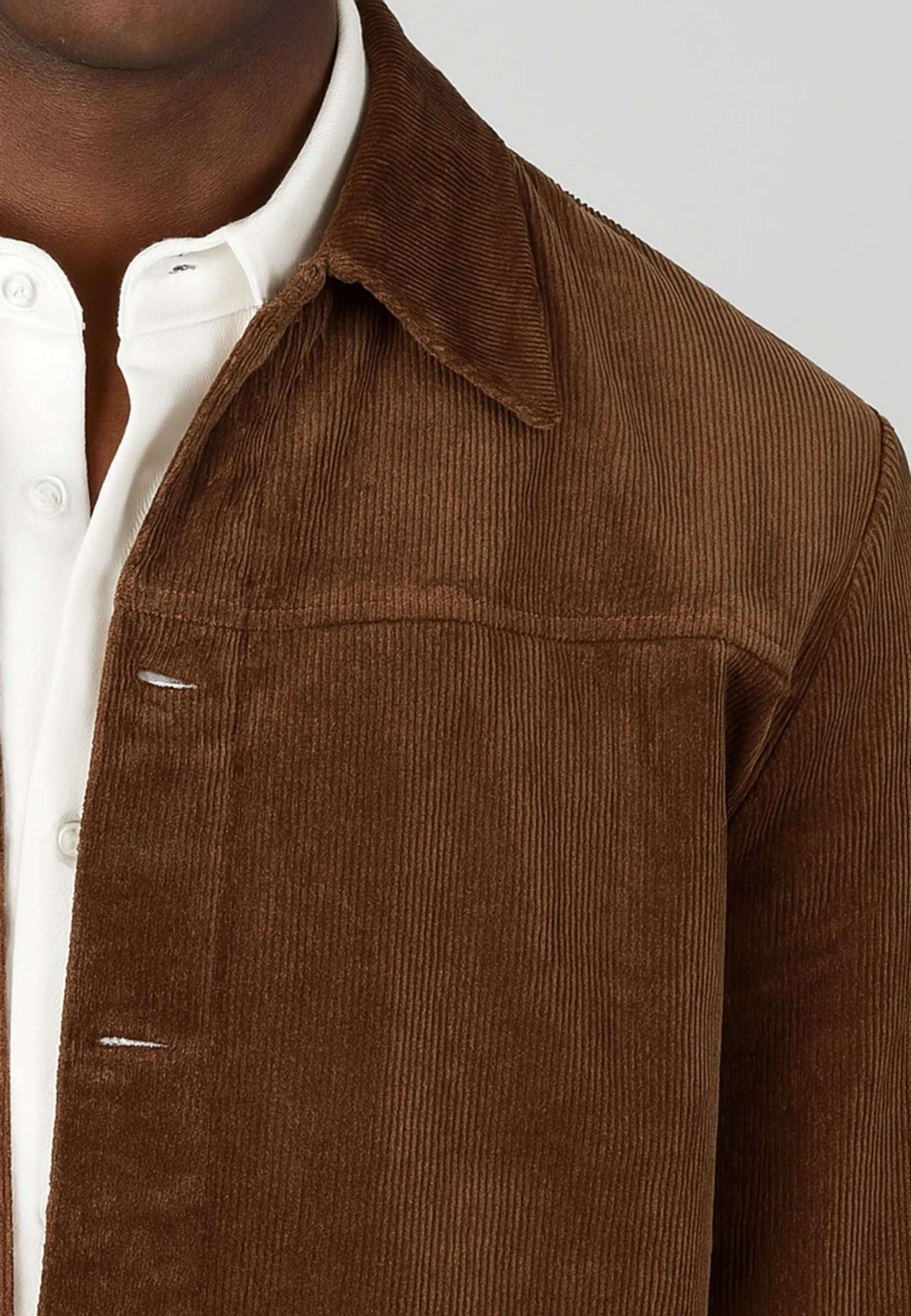Dylan Cord Overshirt 3.0, från Ciszere, i färgen brown. Klicka för att öppna bilden i stort format