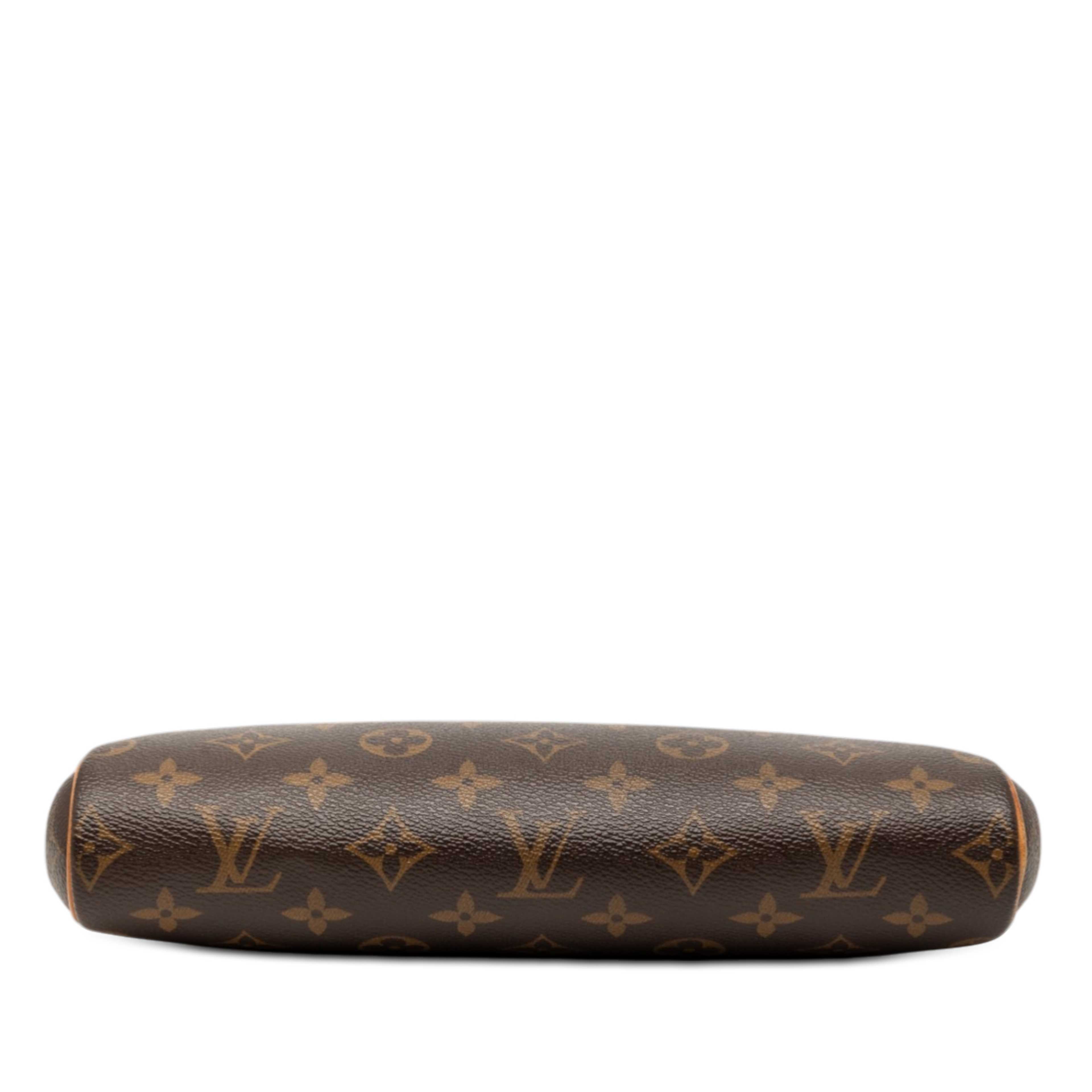 Louis Vuitton Monogram Eva, från Luxclusif, i färgen brown. Klicka för att öppna bilden i stort format