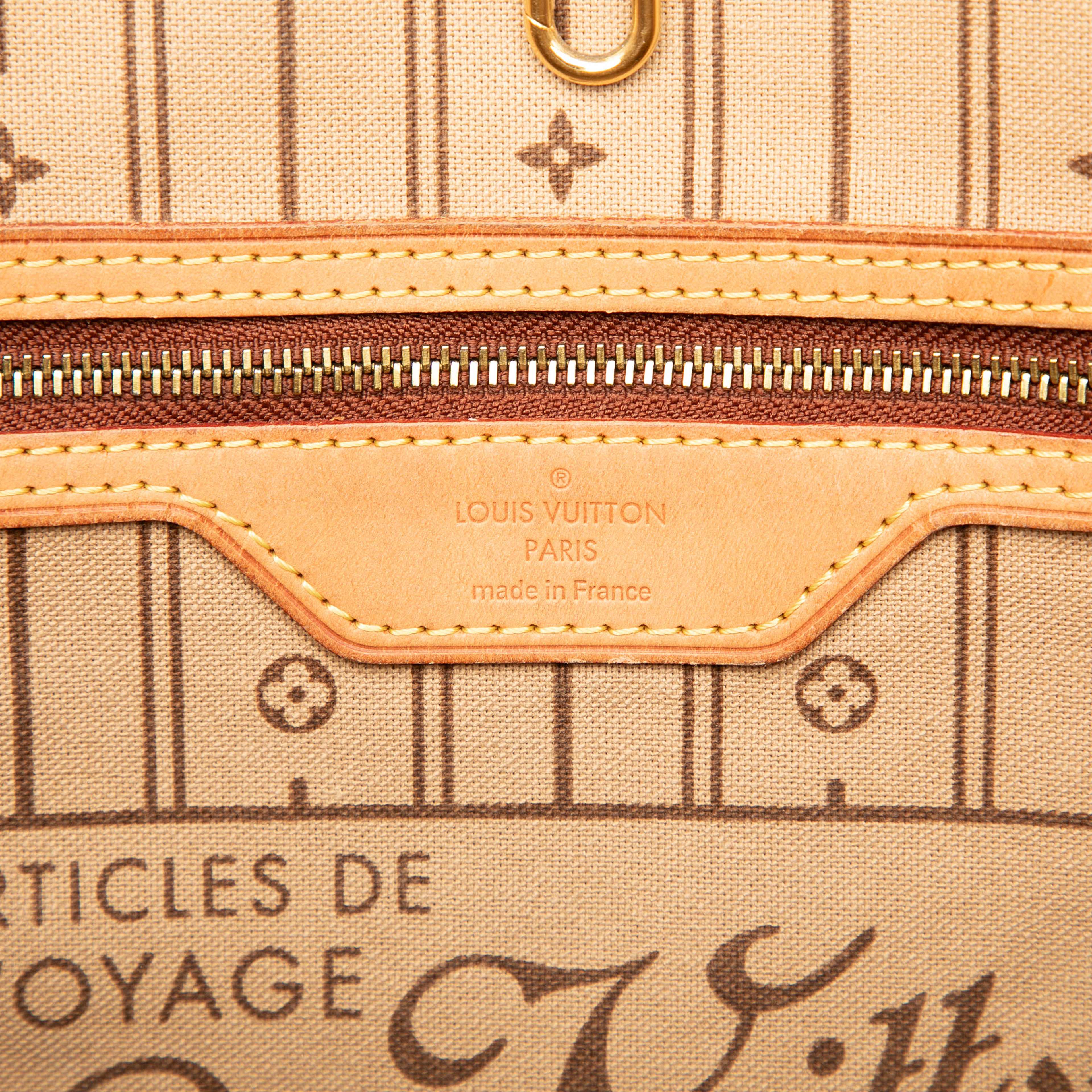 Louis Vuitton Monogram Neverfull Mm, från Luxclusif, i färgen brown. Klicka för att öppna bilden i stort format