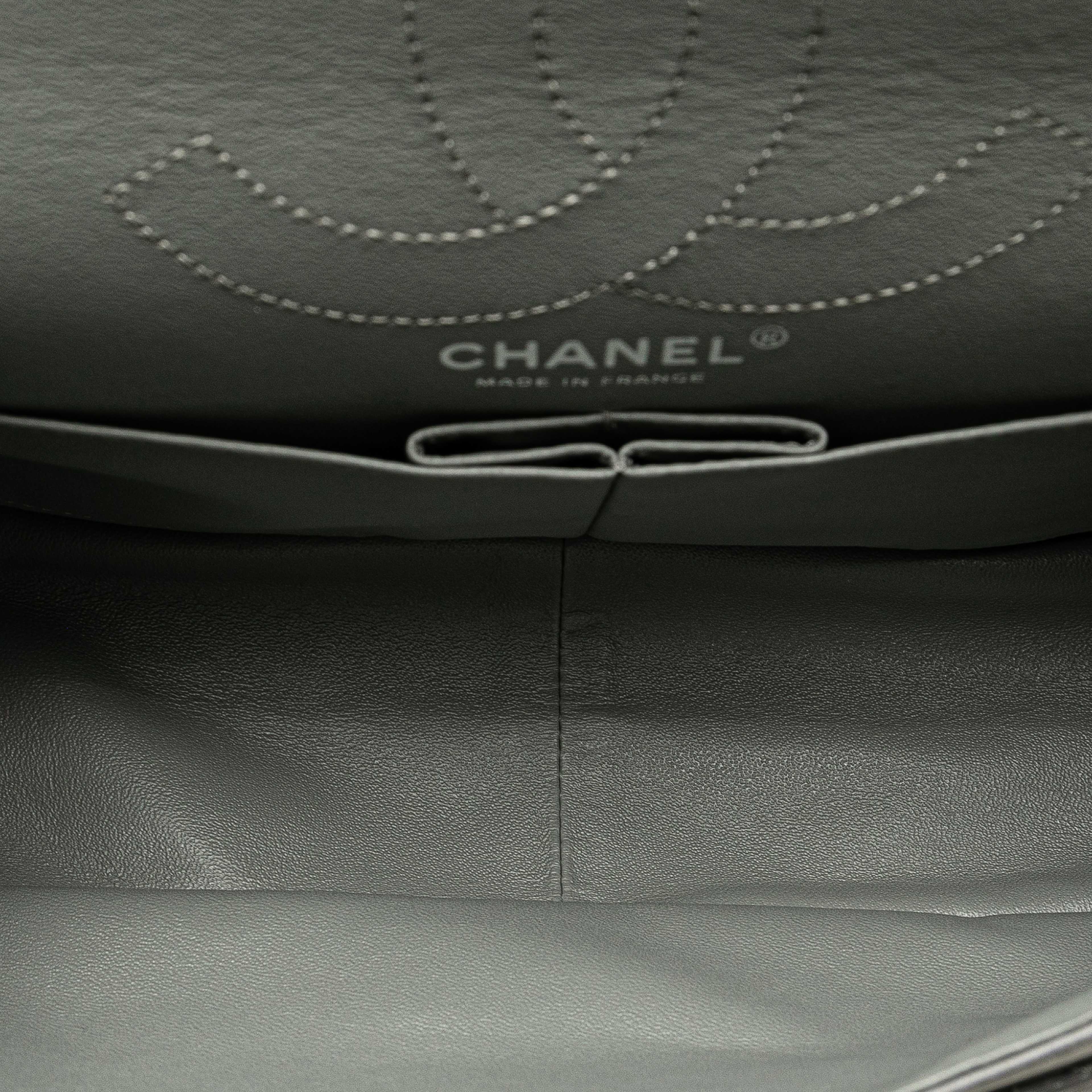 Chanel Caviar And Iridescent Calfskin Reissue 2.55 Double Flap 226
