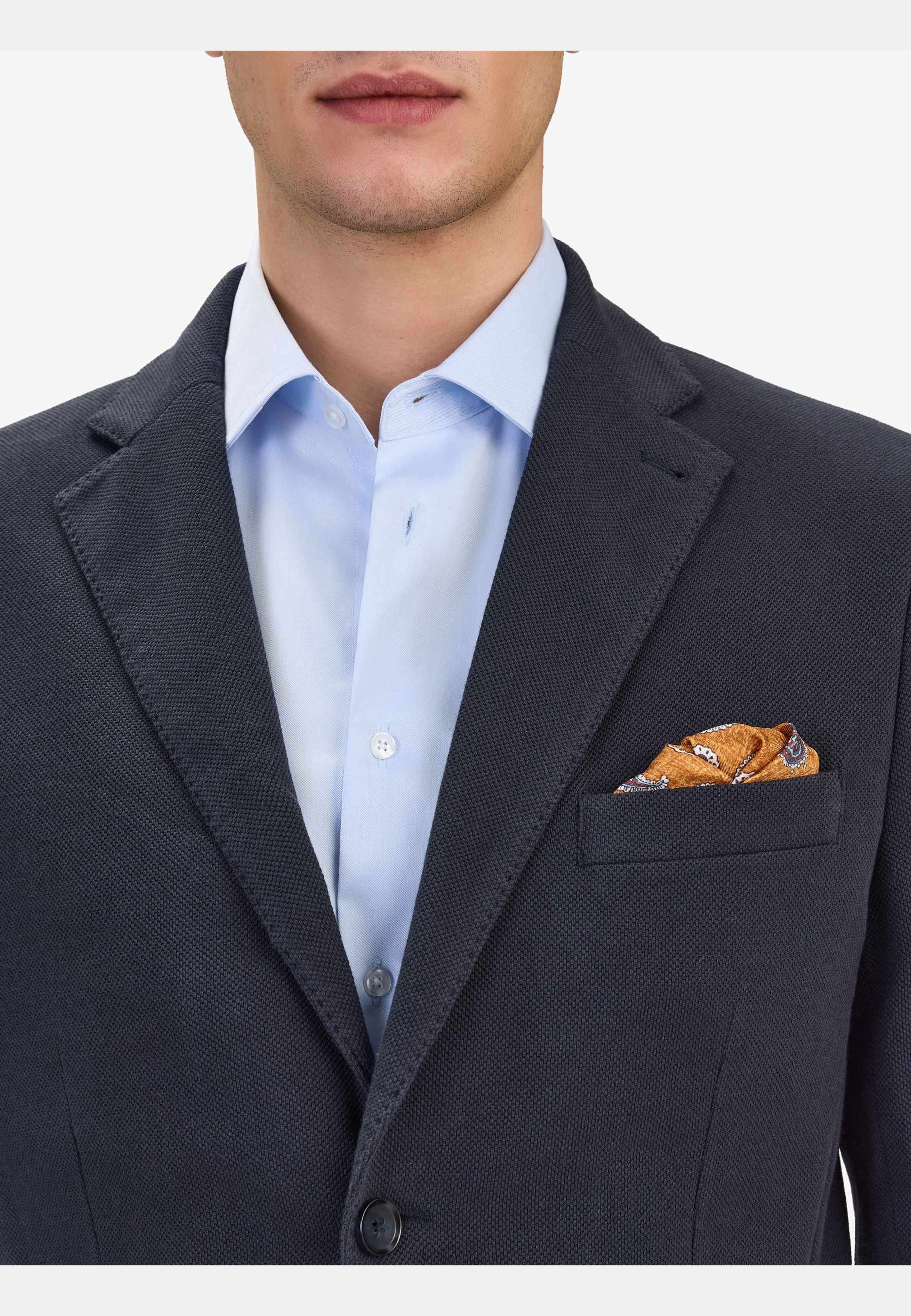 Knitted Blazer, från John Henric, i färgen navy blue. Klicka för att öppna bilden i stort format