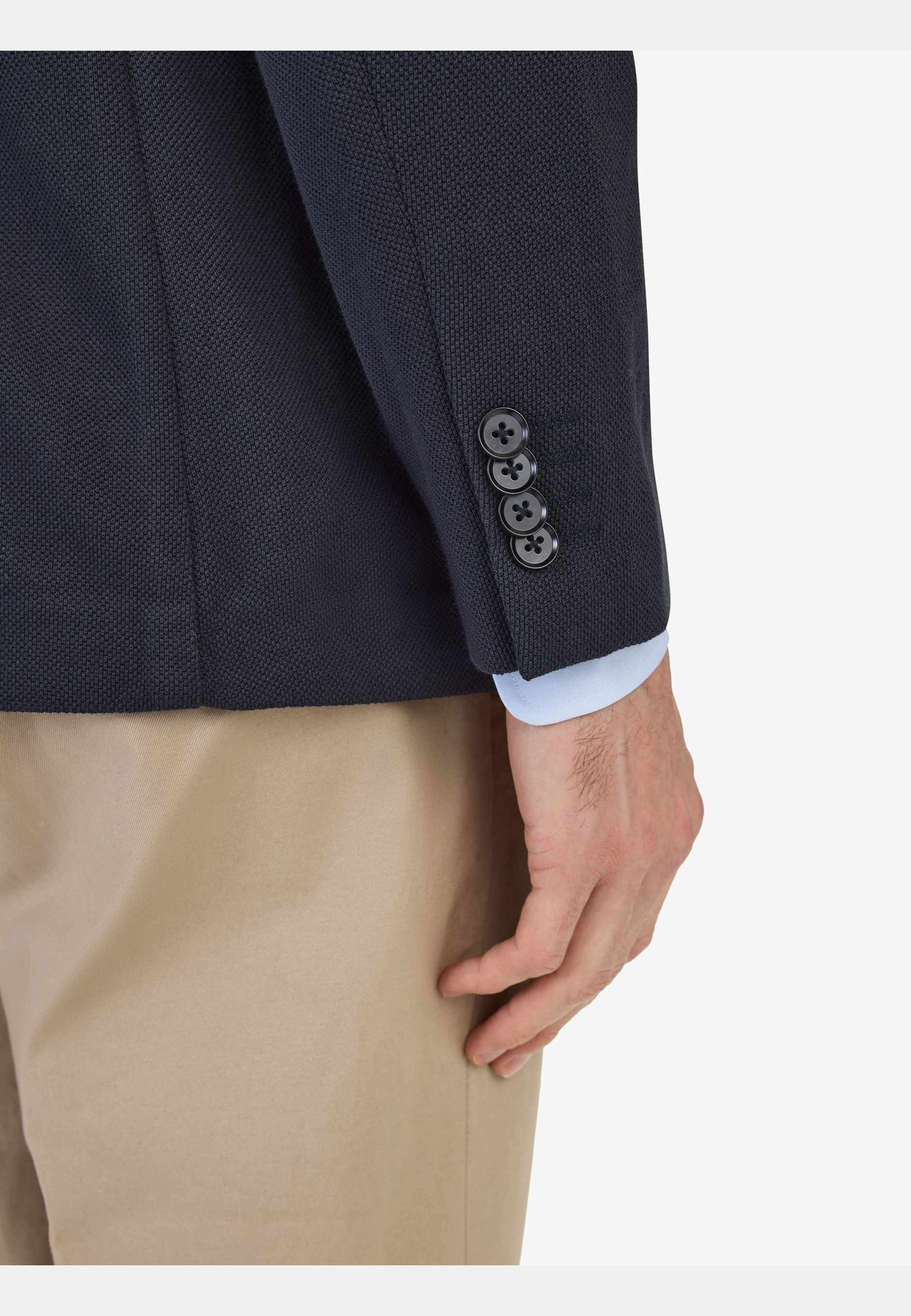 Knitted Blazer, från John Henric, i färgen navy blue. Klicka för att öppna bilden i stort format