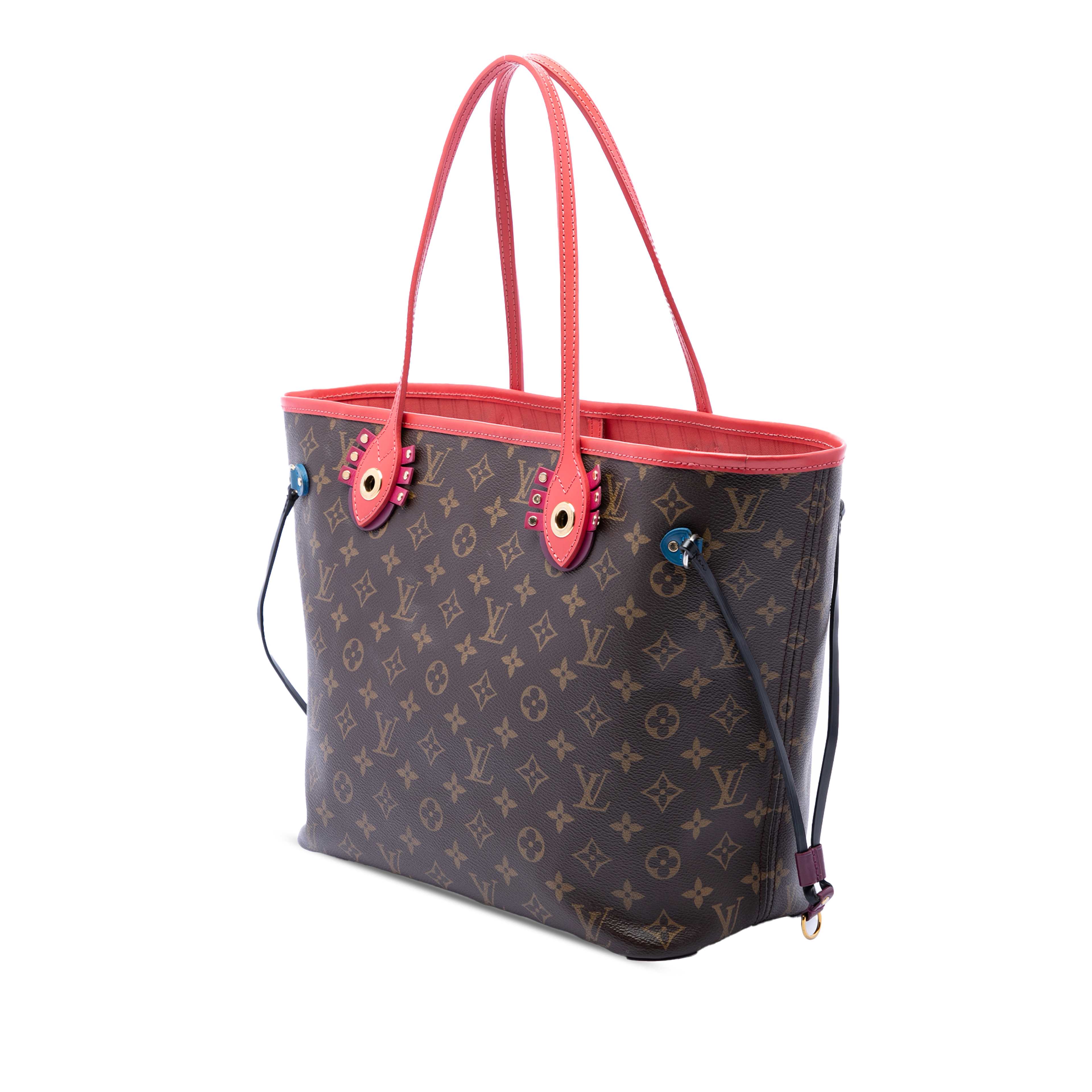 Louis Vuitton Monogram Totem Neo Neverfull Mm, från Luxclusif, i färgen brun. Klicka för att öppna bilden i stort format