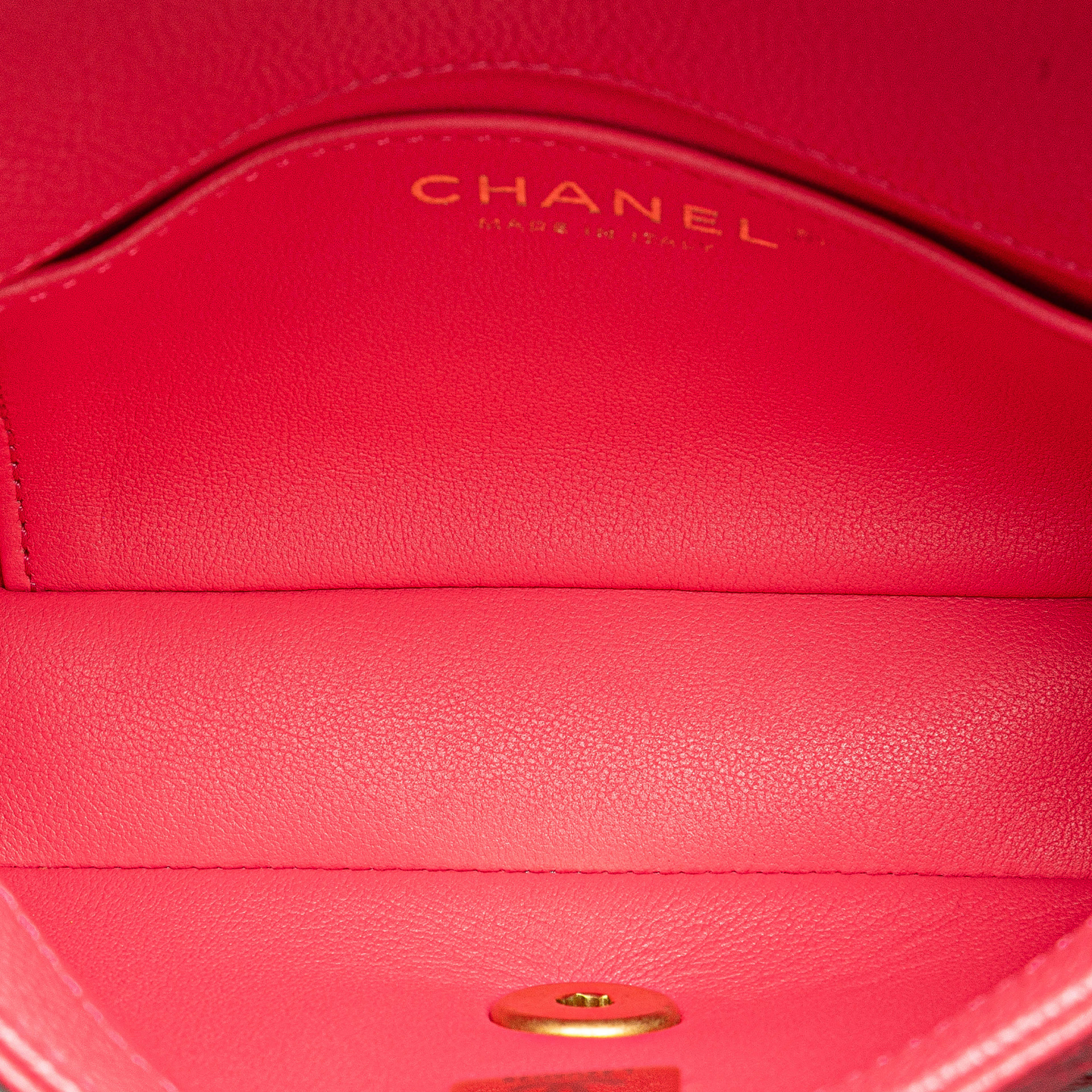 Chanel Mini Quilted Caviar Sweetheart Flap