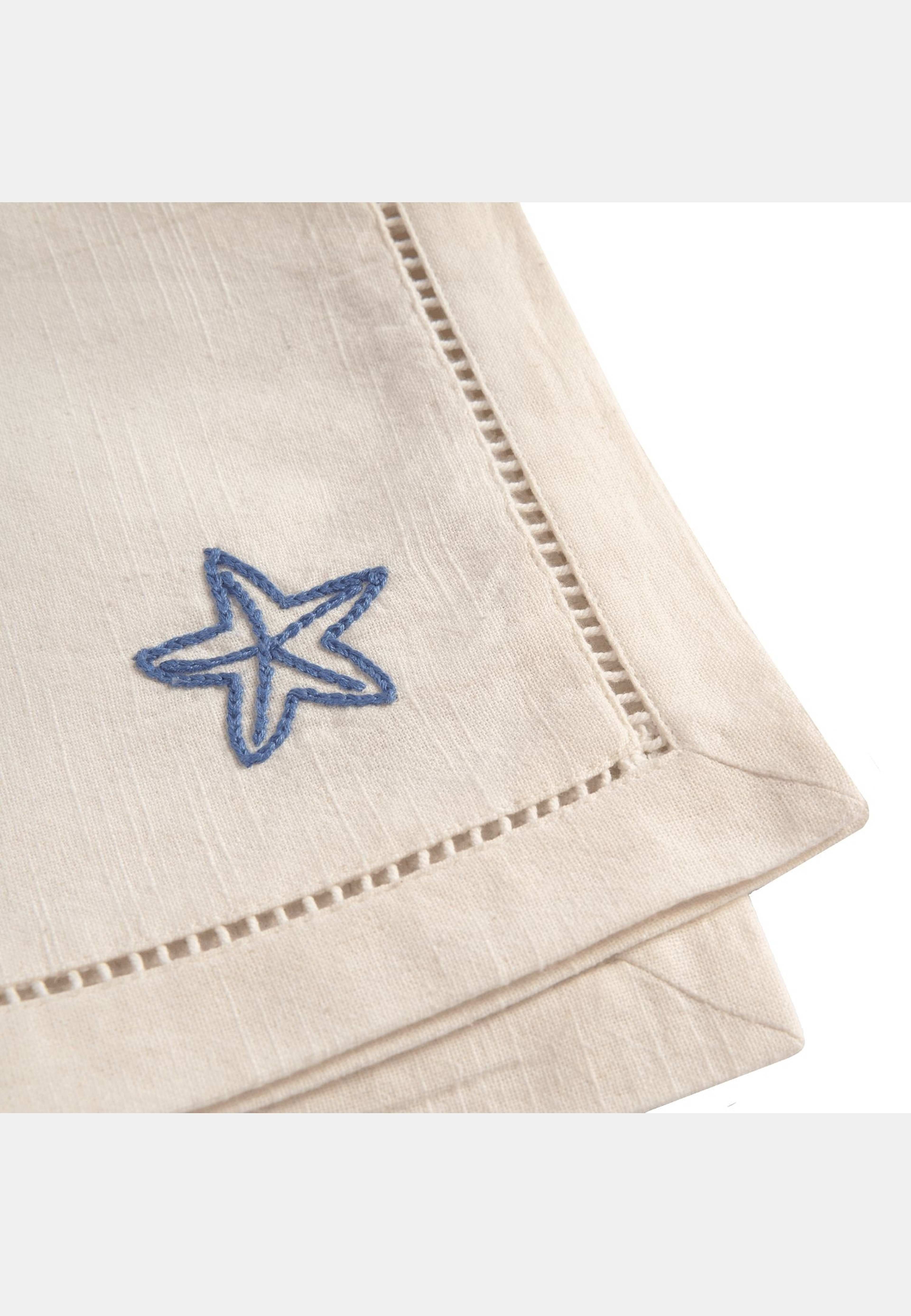 Starfish Servett - Mörkblå 45x45 Cm, från Pick A Poppy, i färgen dark blue. Klicka för att öppna bilden i stort format