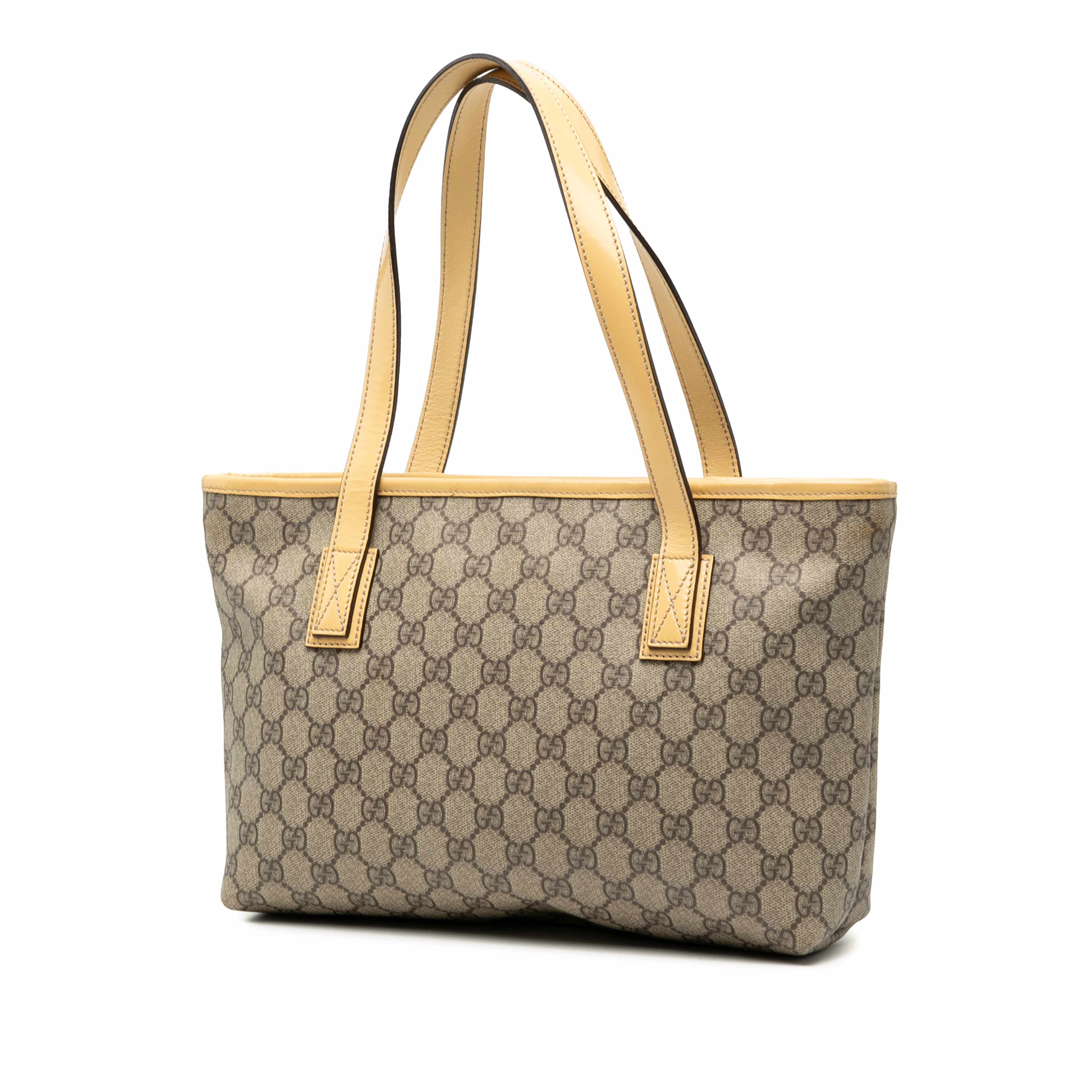 Gucci Gg Supreme Joy Tote, från Luxclusif, i färgen beige. Klicka för att öppna bilden i stort format