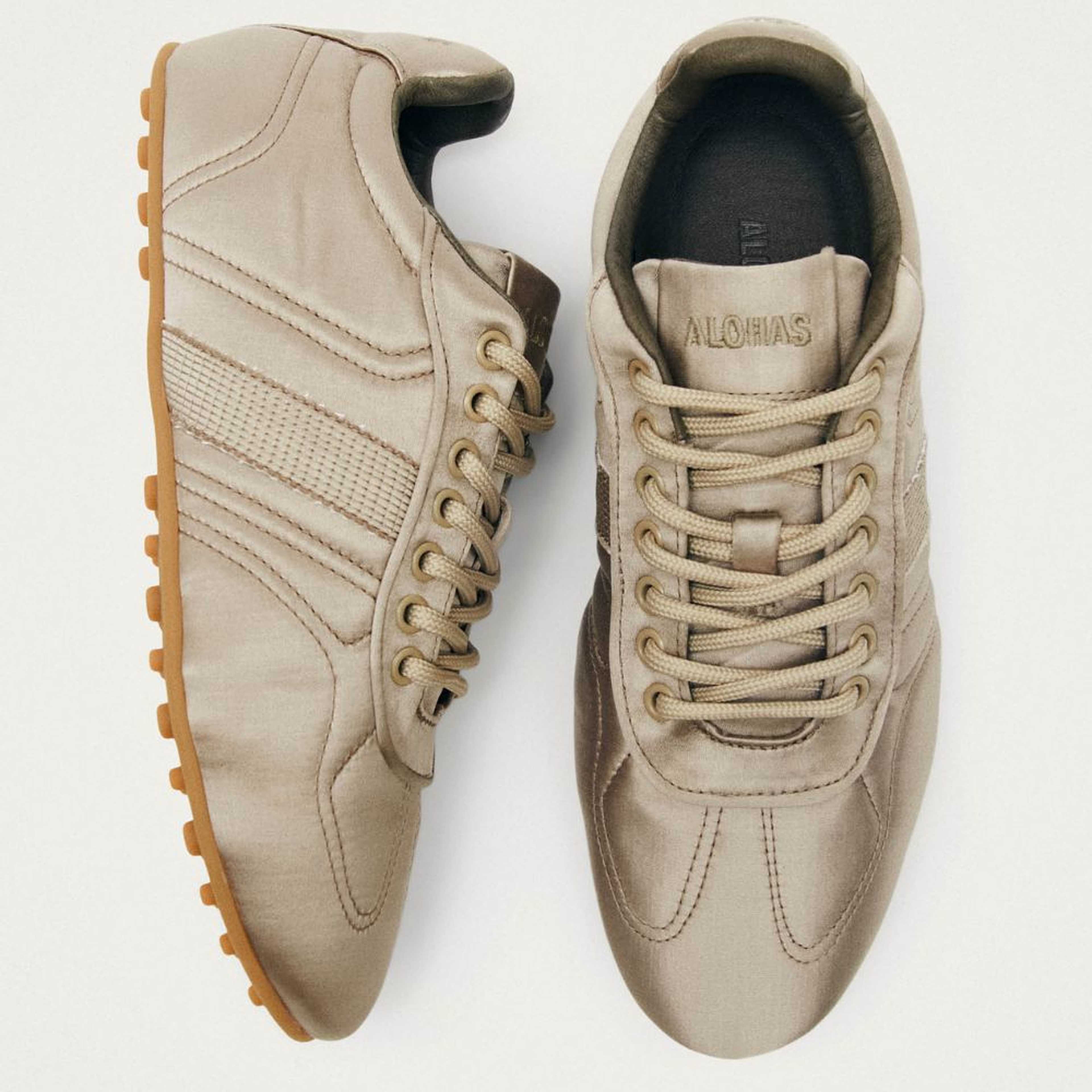 Tb.69 Rife Sheen Taupe Vegan Sneakers