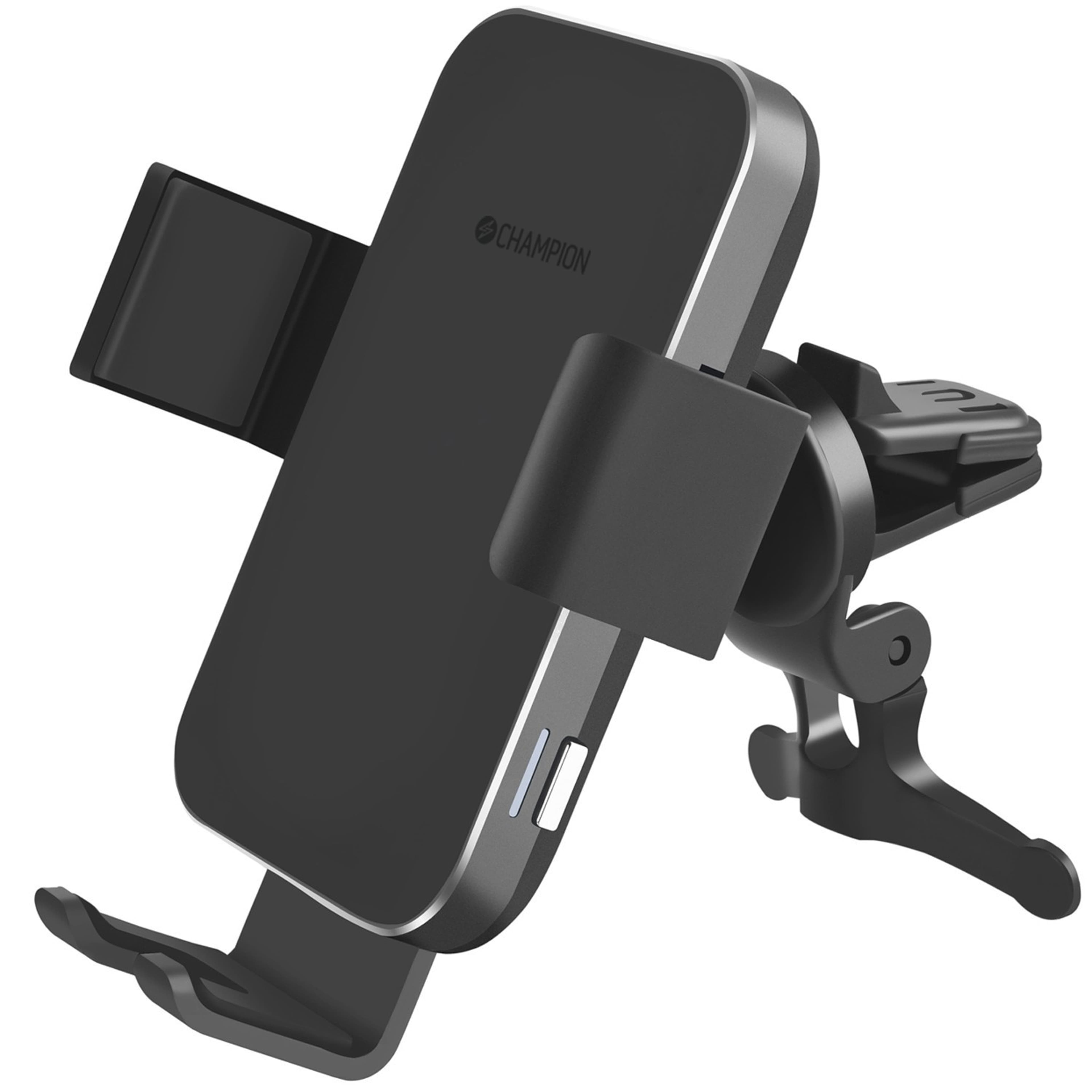 Mobilhållare Bil Qi, från Champion Nordic, i färgen svart. Klicka för att öppna bilden i stort format