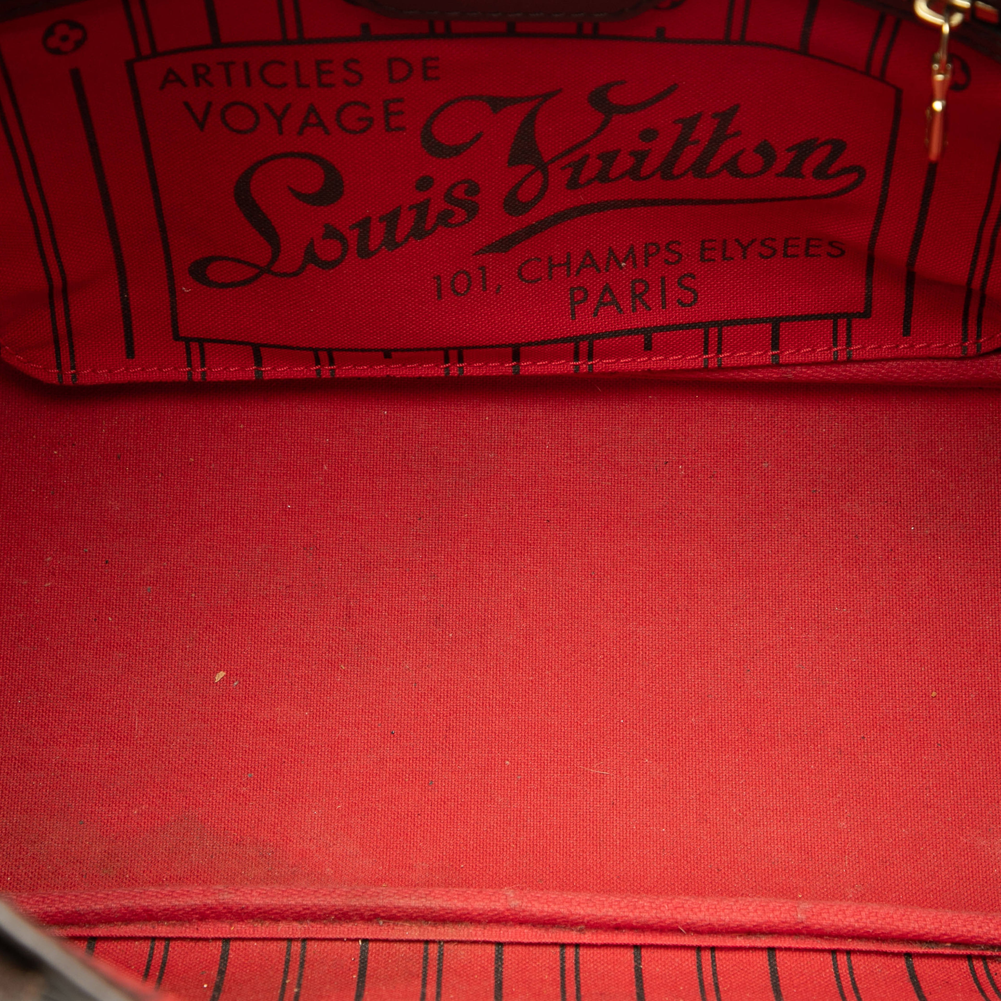 Louis Vuitton Damier Ebene Neverfull Pm, från Luxclusif, i färgen brown. Klicka för att öppna bilden i stort format