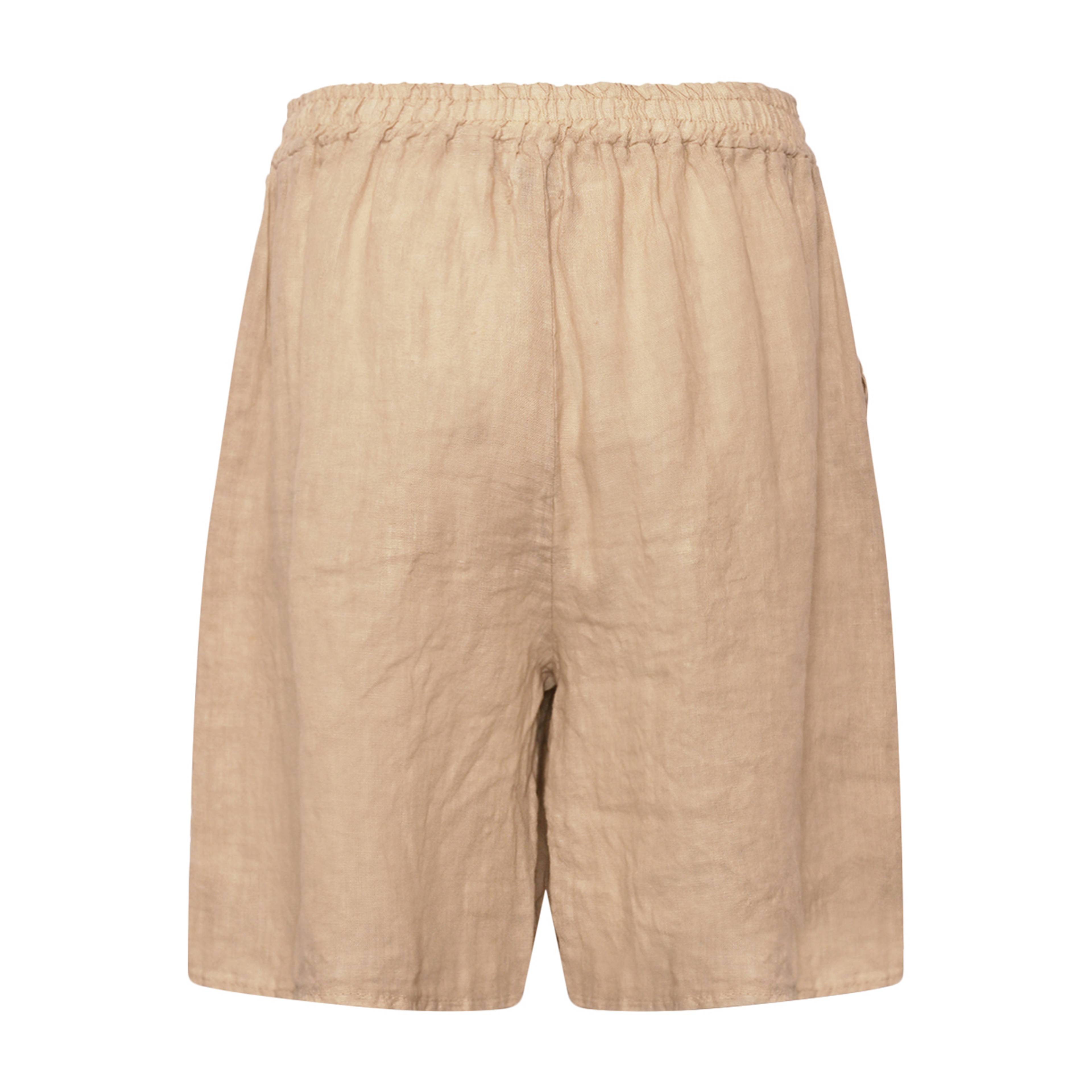 Tracy, Shorts, Linen - Soft Grey