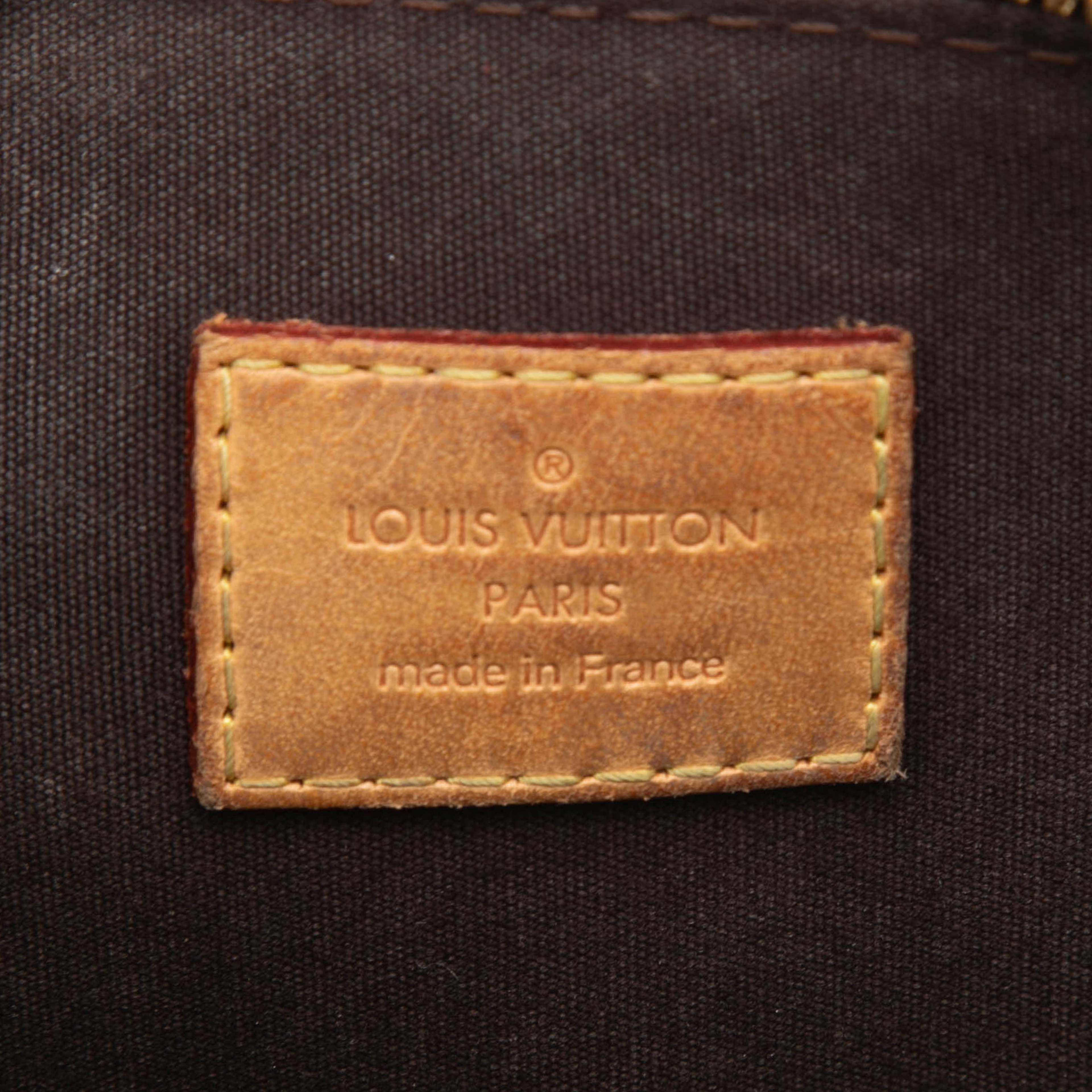 Louis Vuitton Monogram Vernis Alma Pm, från Luxclusif, i färgen plum. Klicka för att öppna bilden i stort format